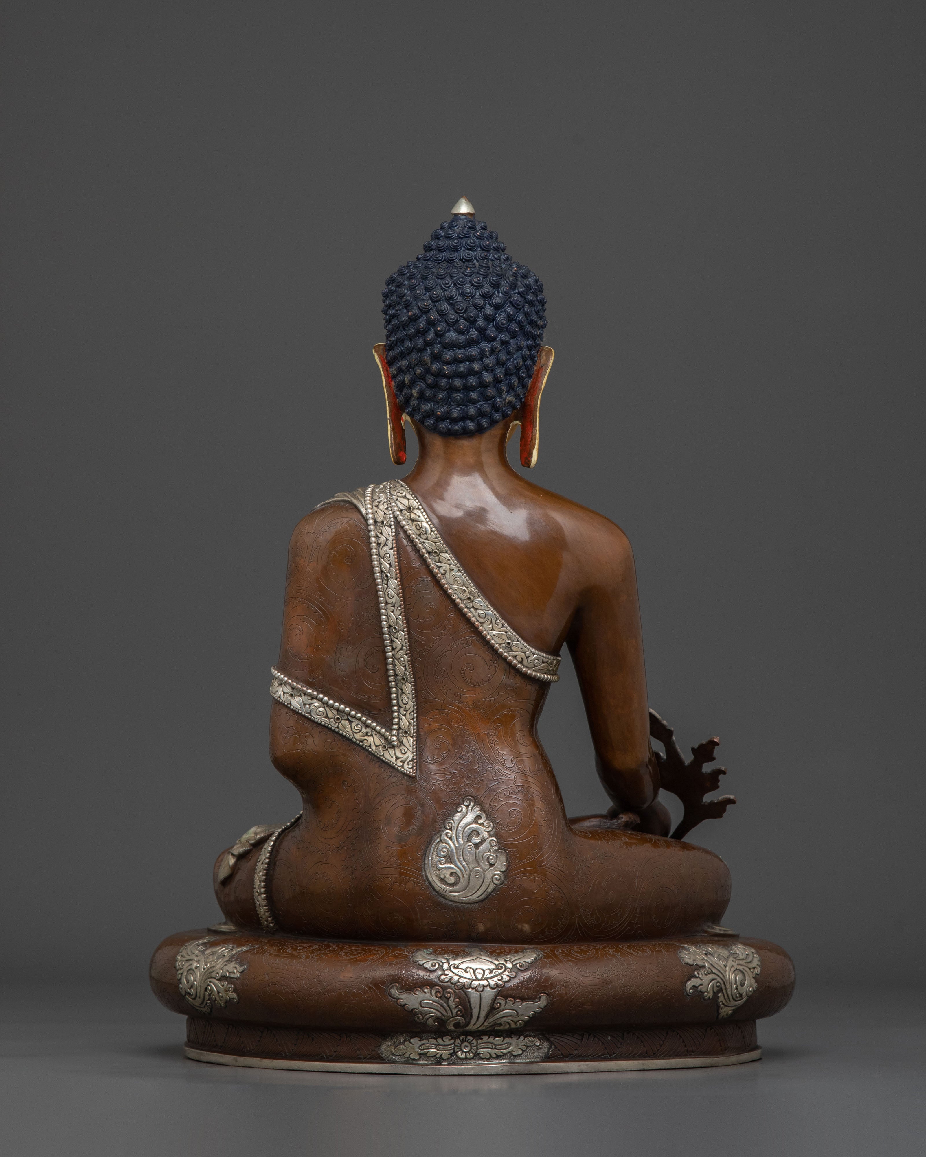 Tibetan Buddhist Bhaisajyaguru Statue | Buddha of Healing and Wisdom