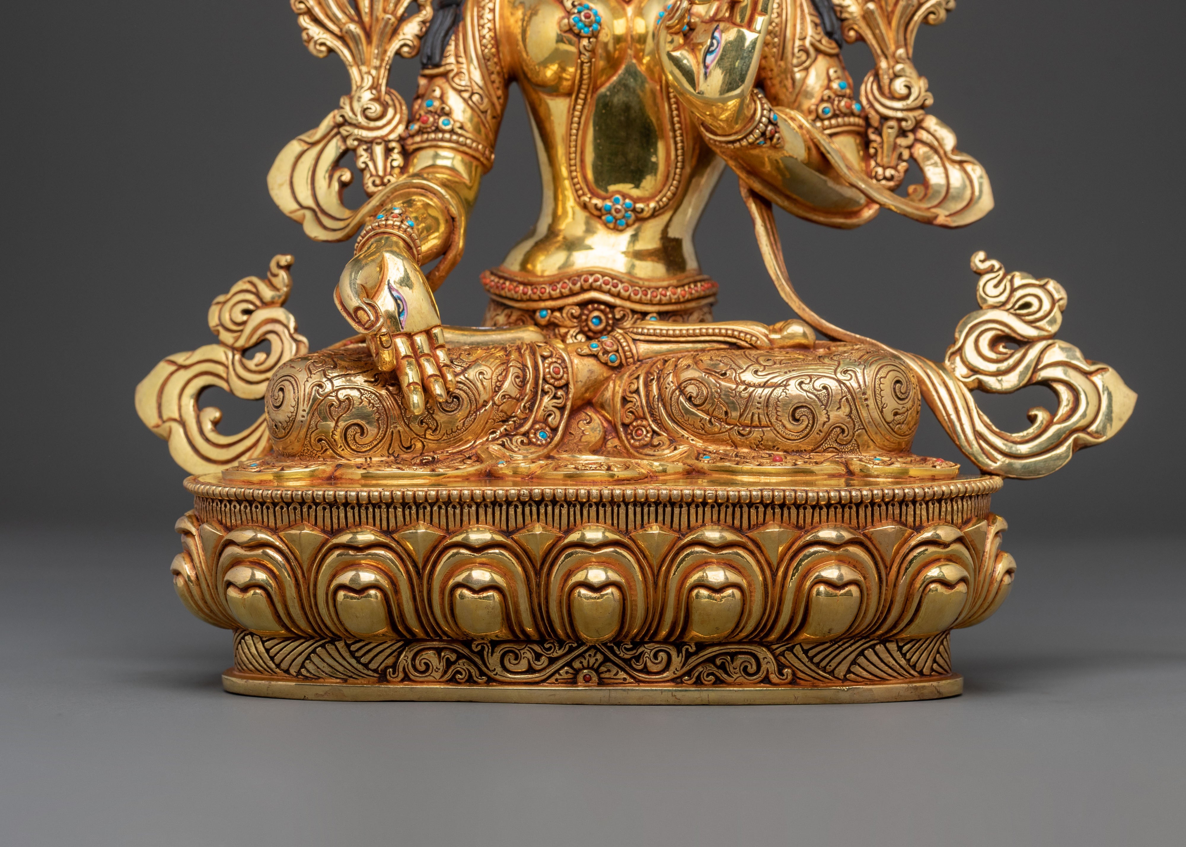 White Tara Buddhist Sculpture | Goddess of Longevity
