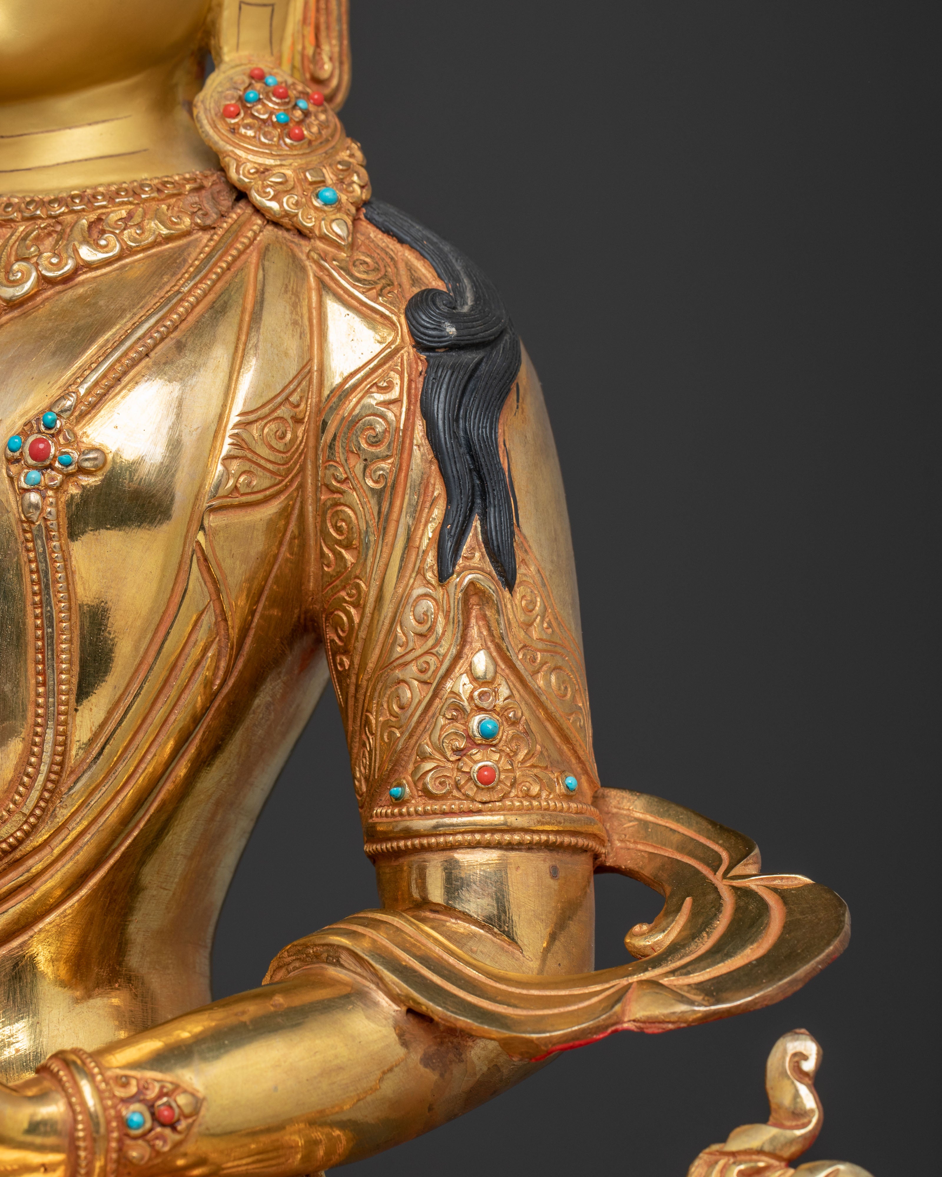 Amitayus Bodhisattva Golden Statue | A Beacon of Infinite Life