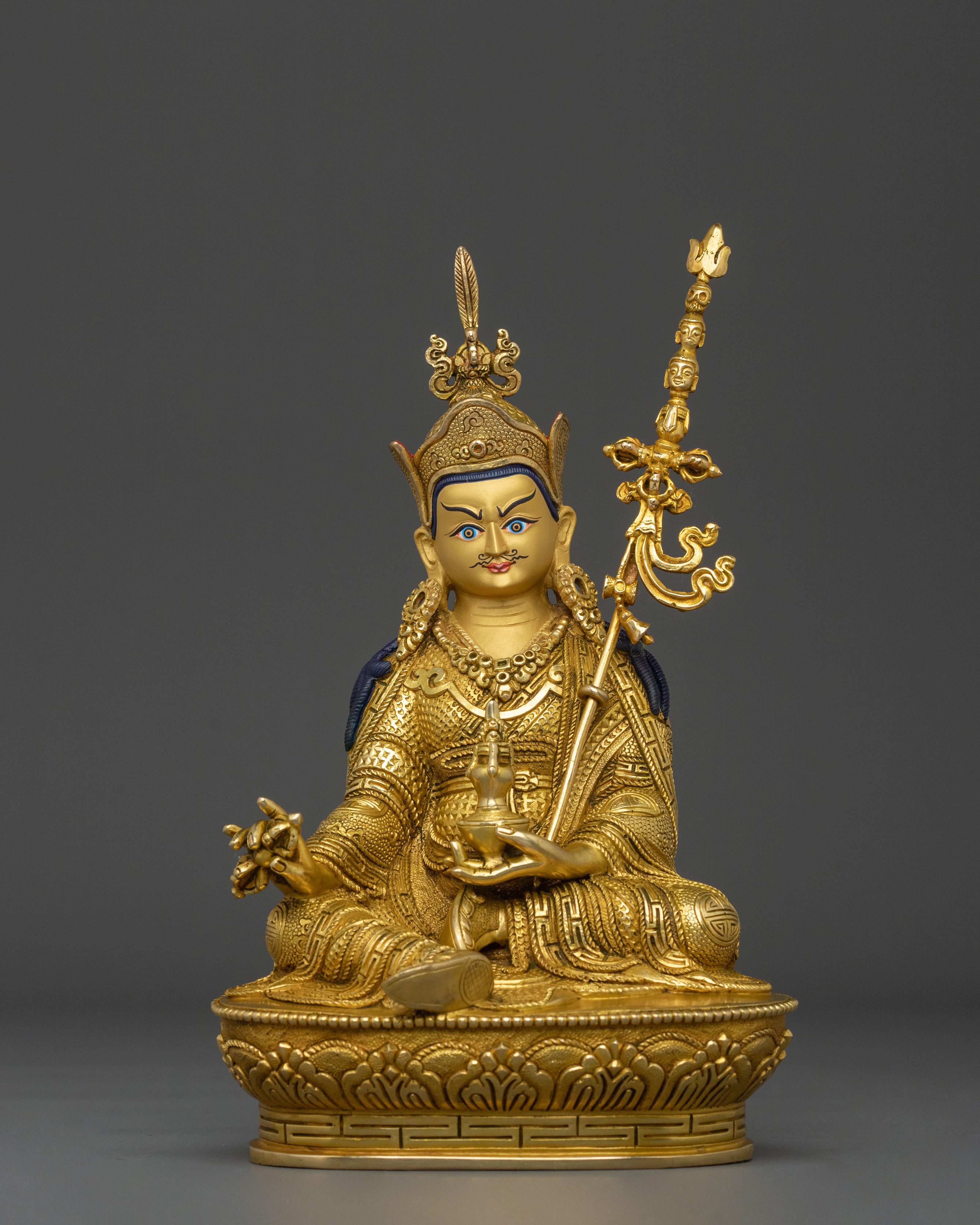 Guru Rinpoche Buddhist Shrine Statue | Buddhist Shrine Sculpture