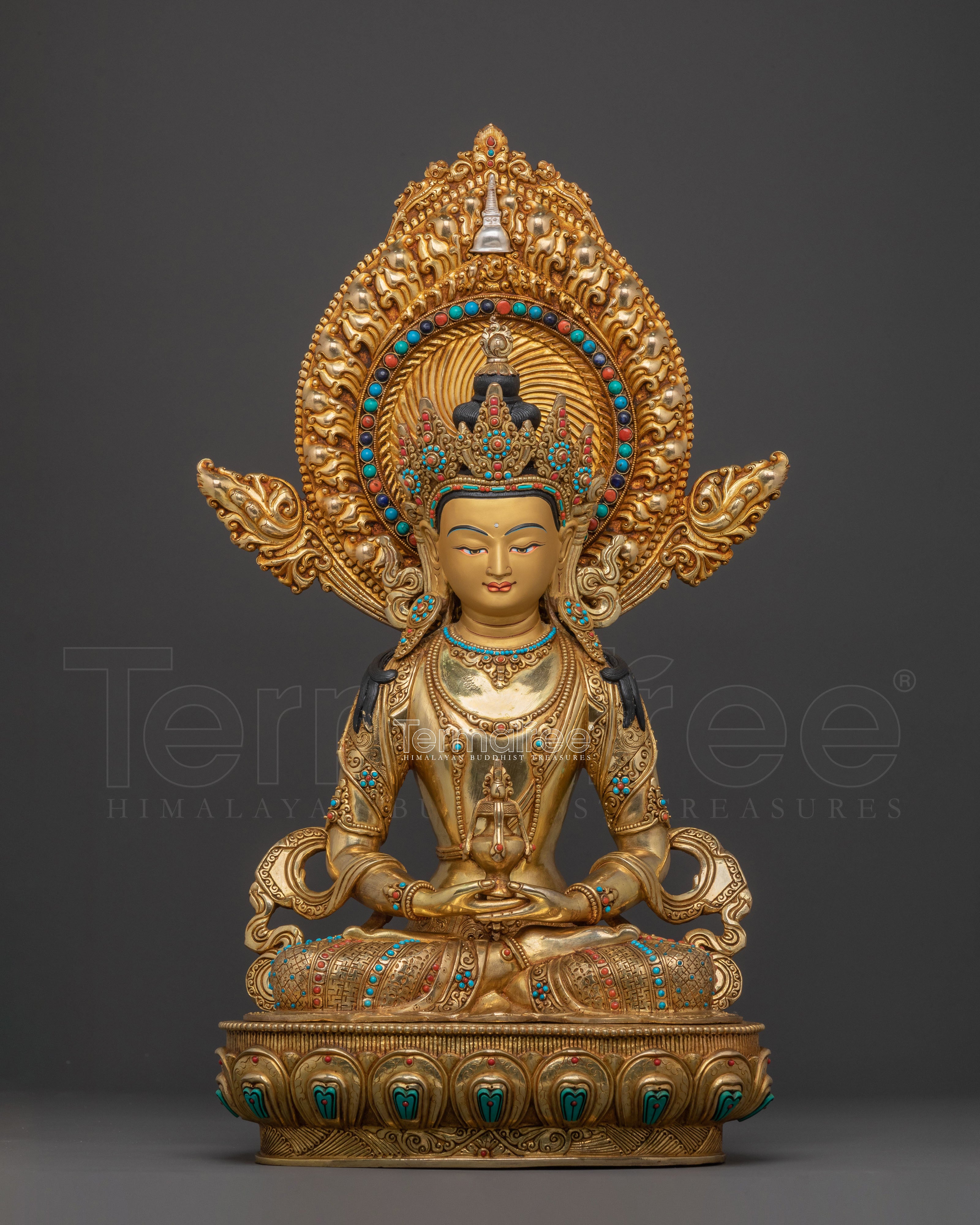 Amitayus Golden Statue