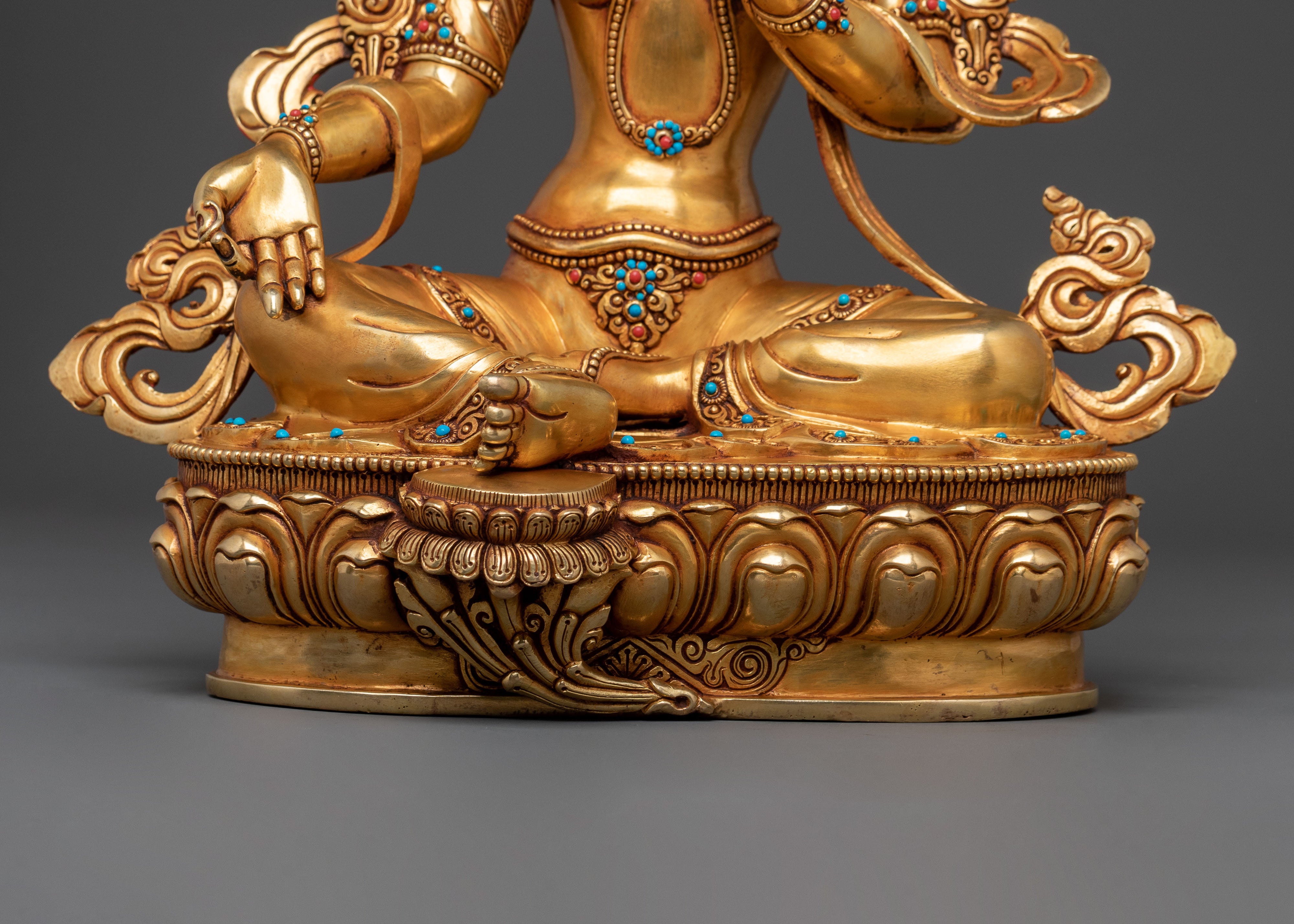 Green Tara Statue of Compassion | Spiritual Icon