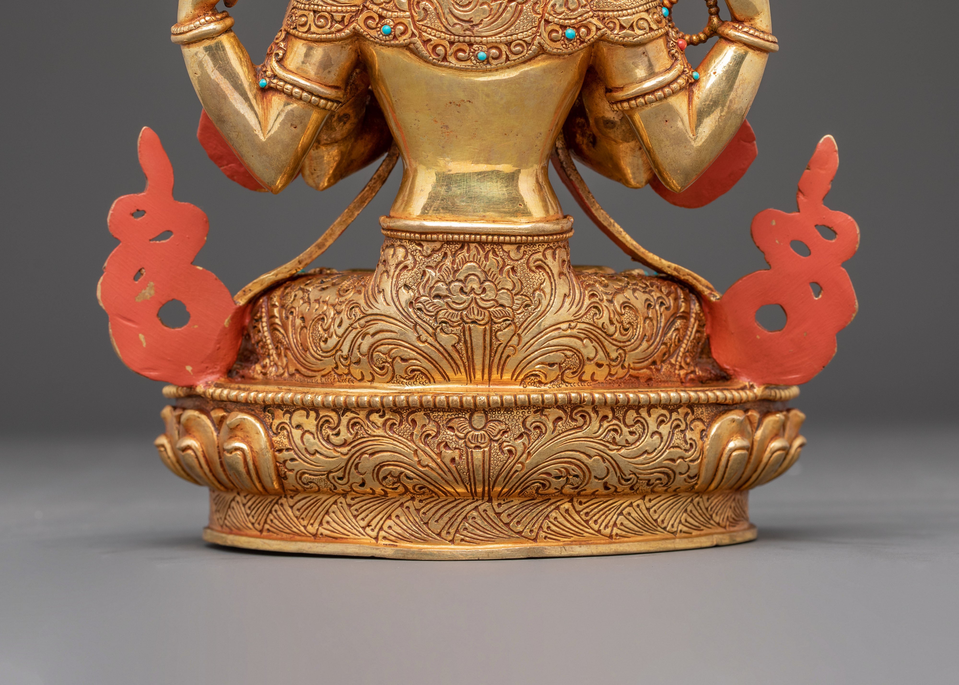 Sacred Bodhisattva Chenrezig Handmade Statue | Compassion Icon