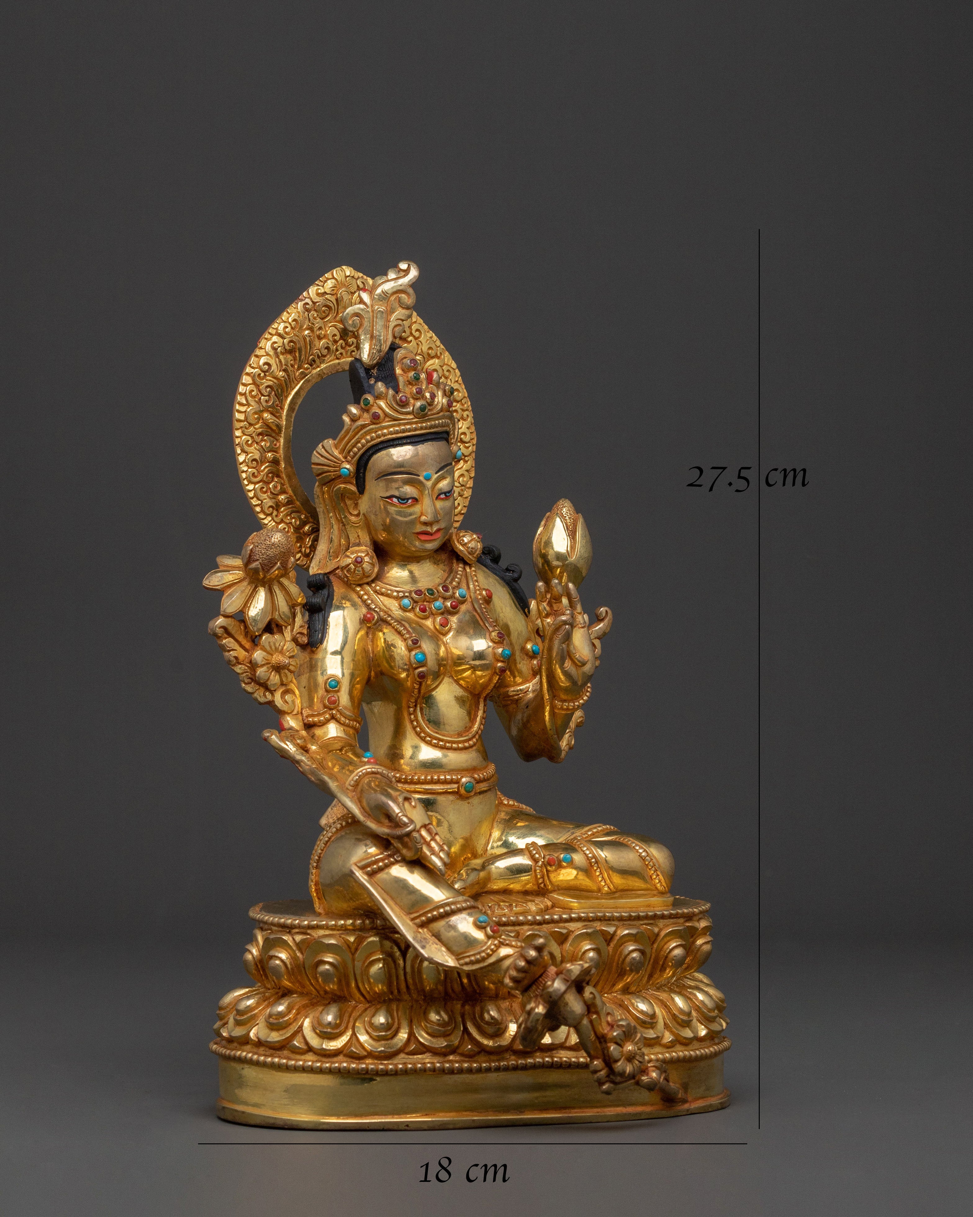 Green Tara Sacred Statue | Mother of Mercy