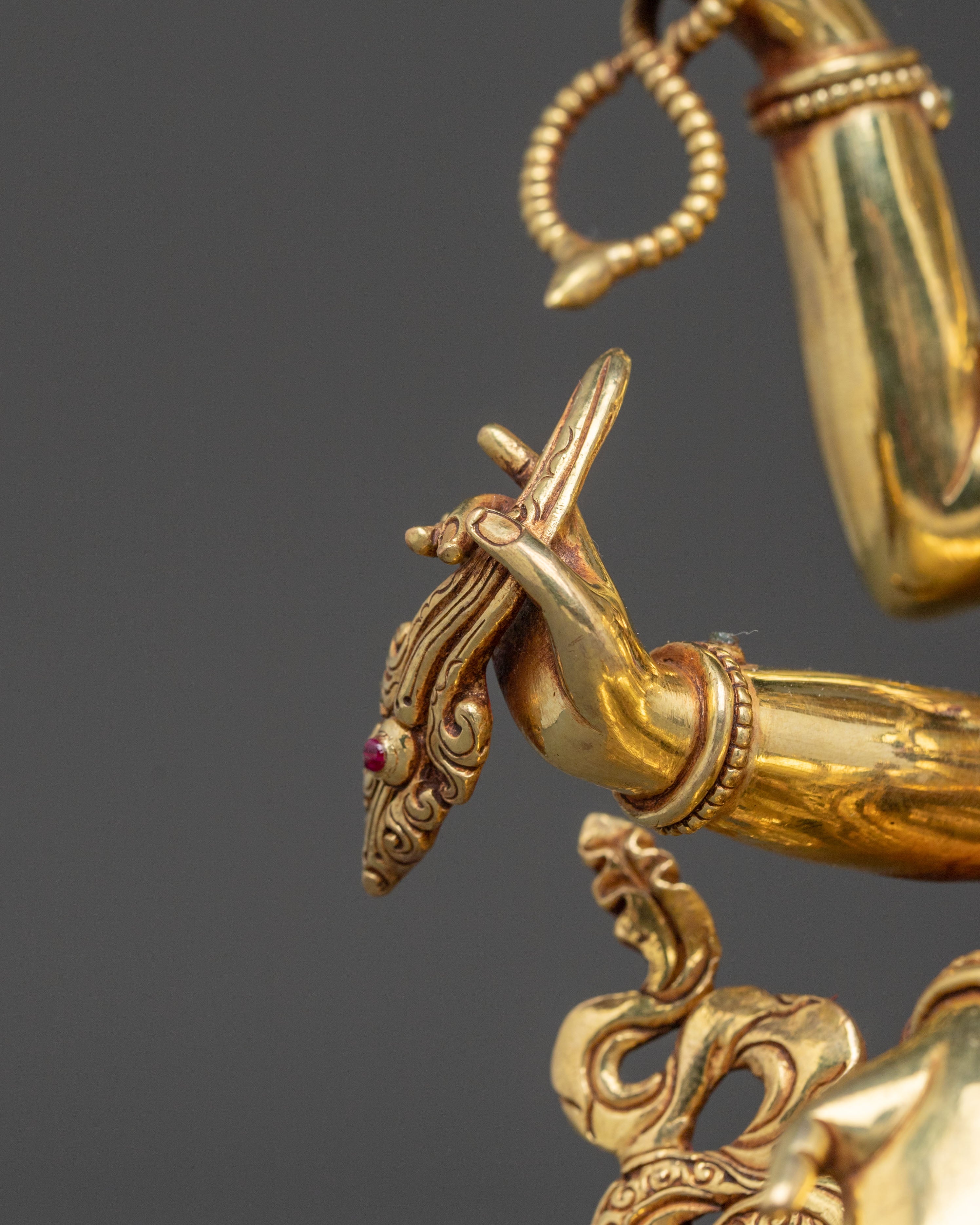 Handcrafted Vasudhara Statue: Goddess of Wealth