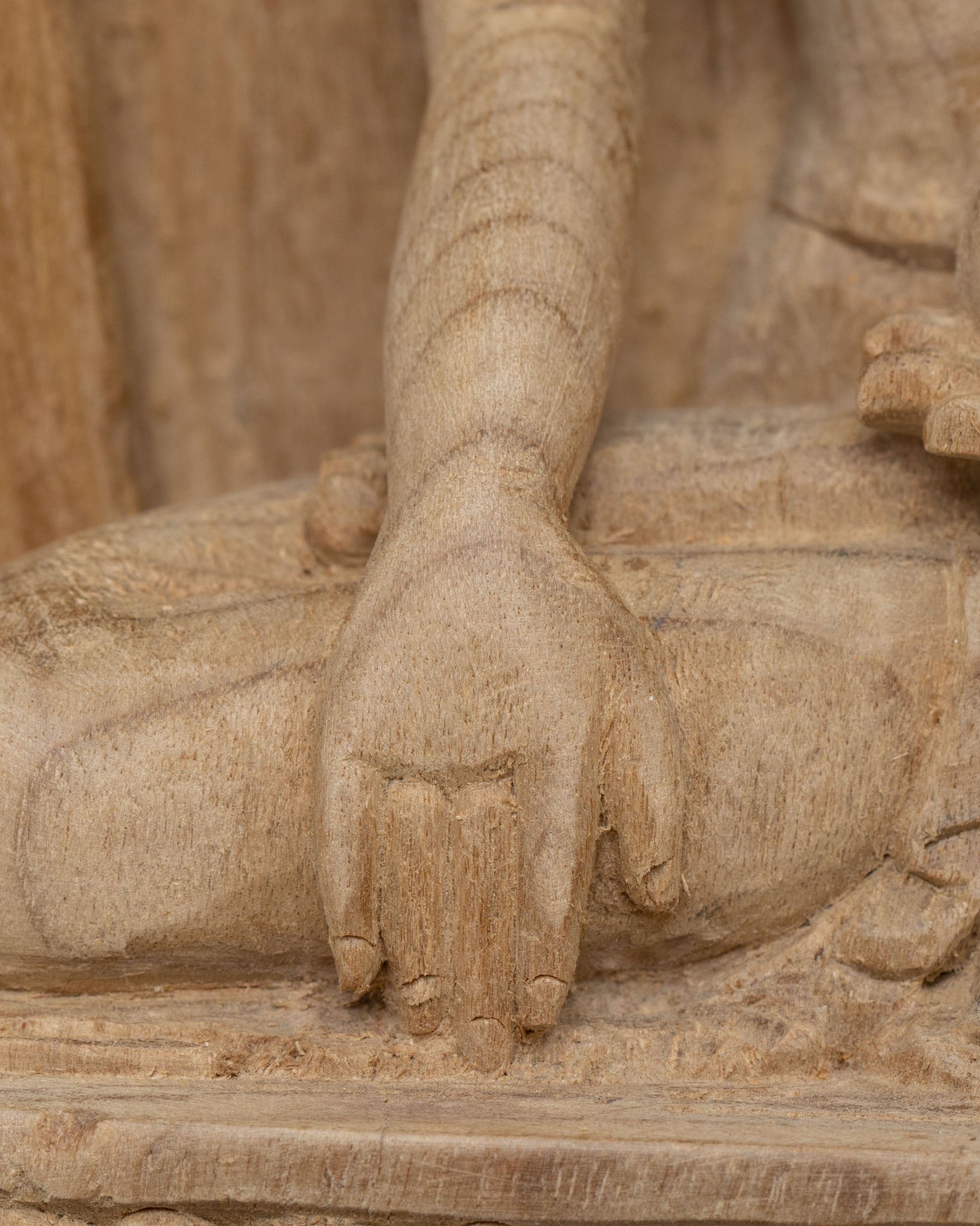 Shakyamuni Buddha Spiritual Wooden Sculpture | Available for Commision