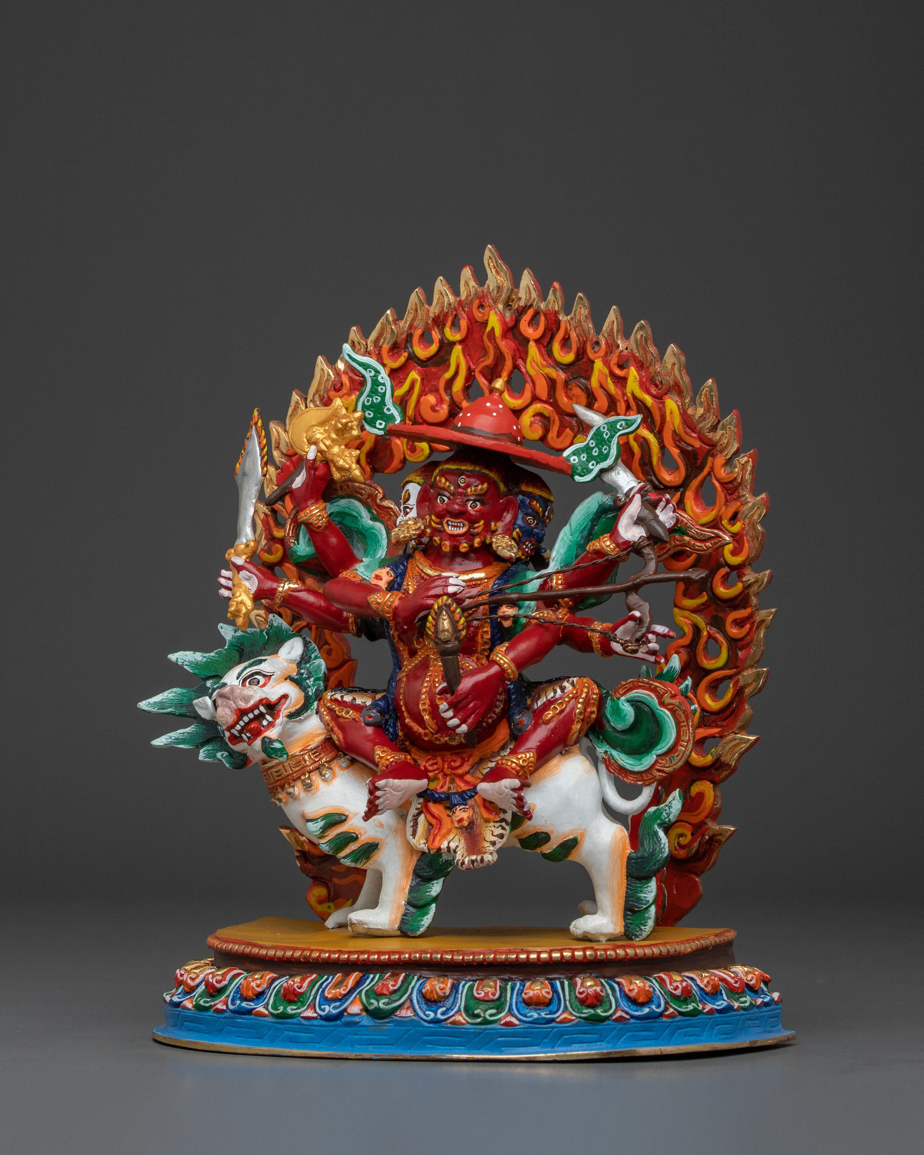 Pehar Gyalpo Figurine | Tibetan Buddhist Protector