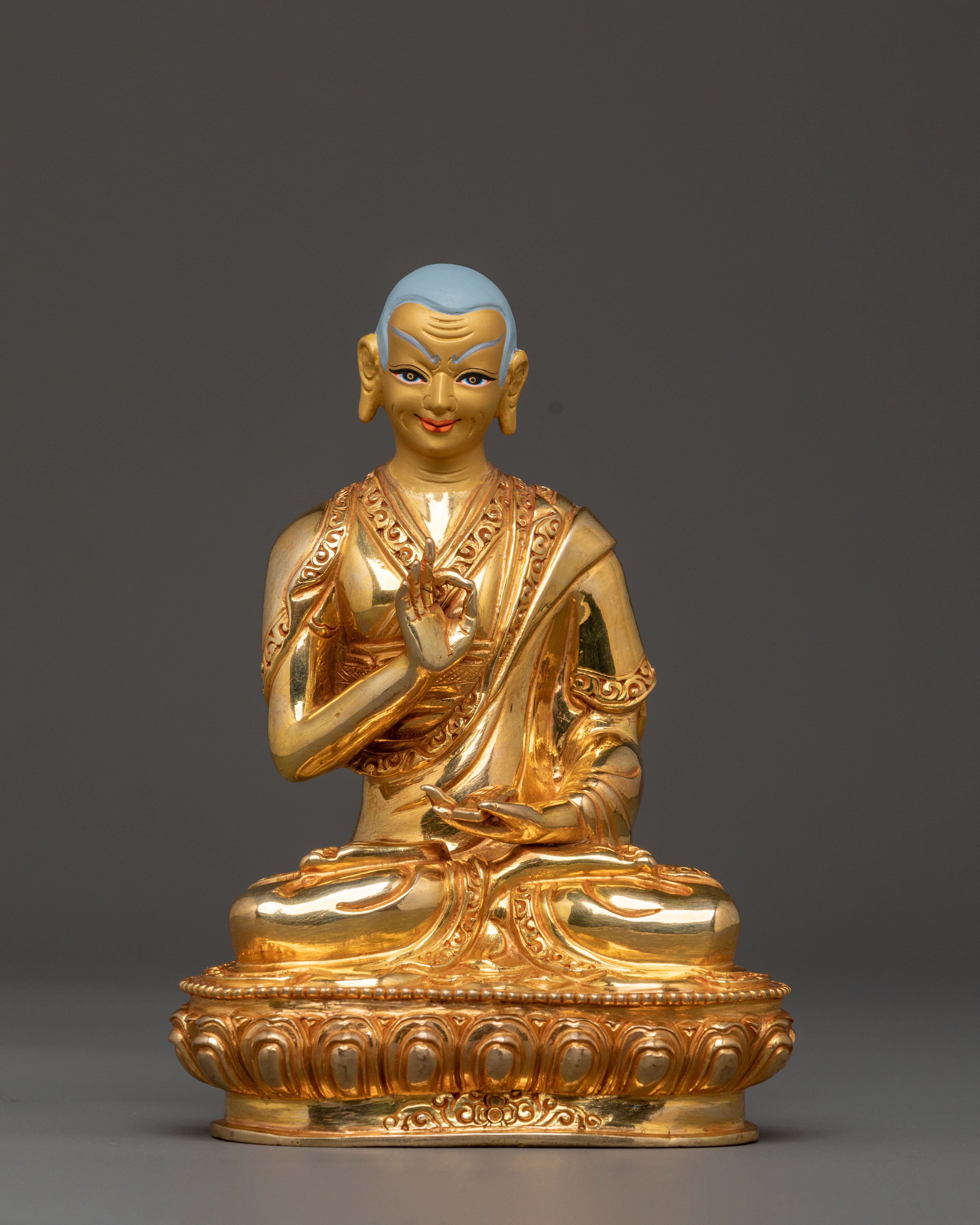 Tsongkhapa with Disciples Statue Set