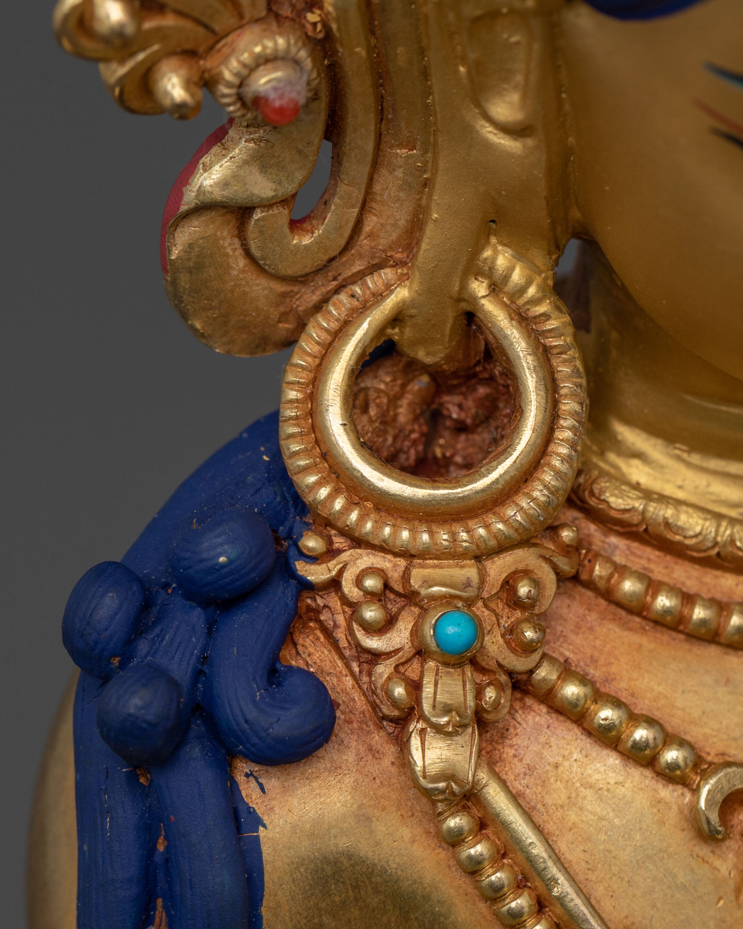Vajrasattva Handcrafted Sculpture | Buddhist Purification Deity