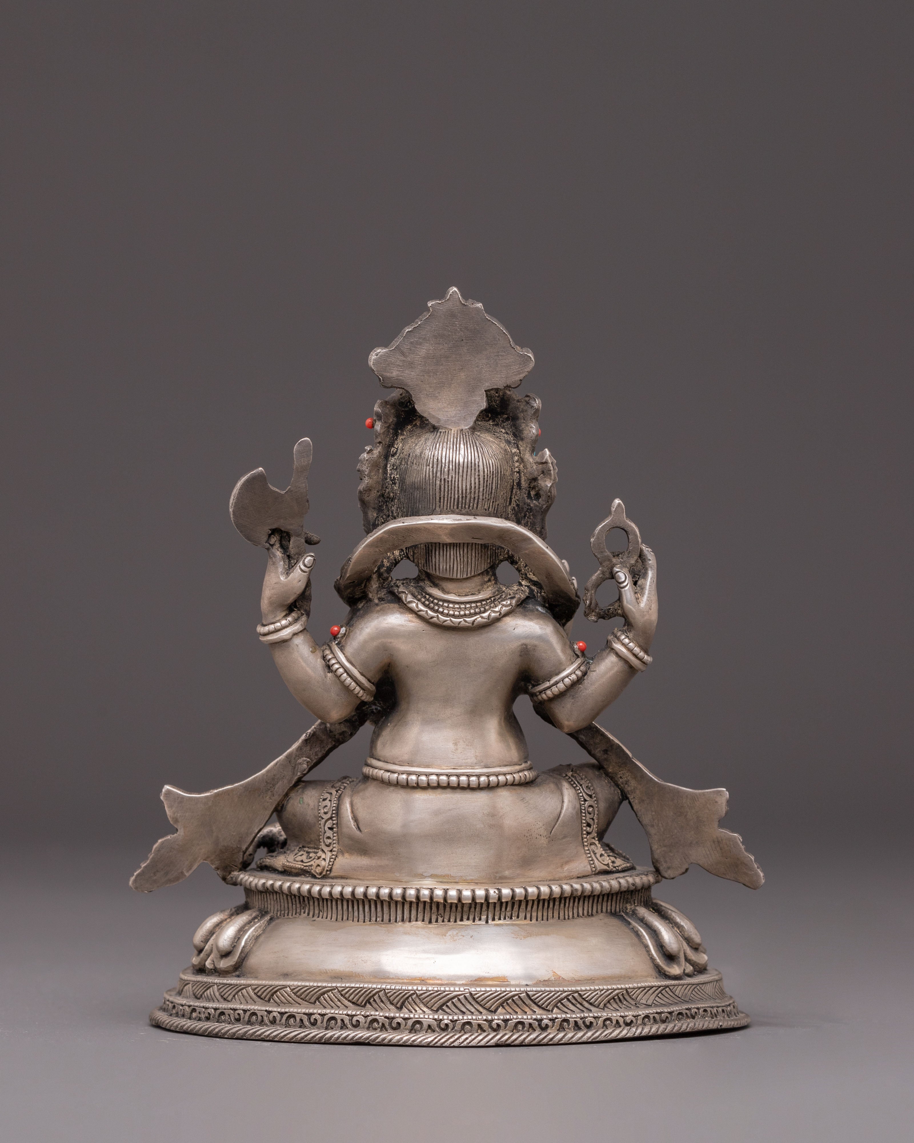Handcrafted Copper Ganesh Sculpture | Divine Elephant Headed Deity