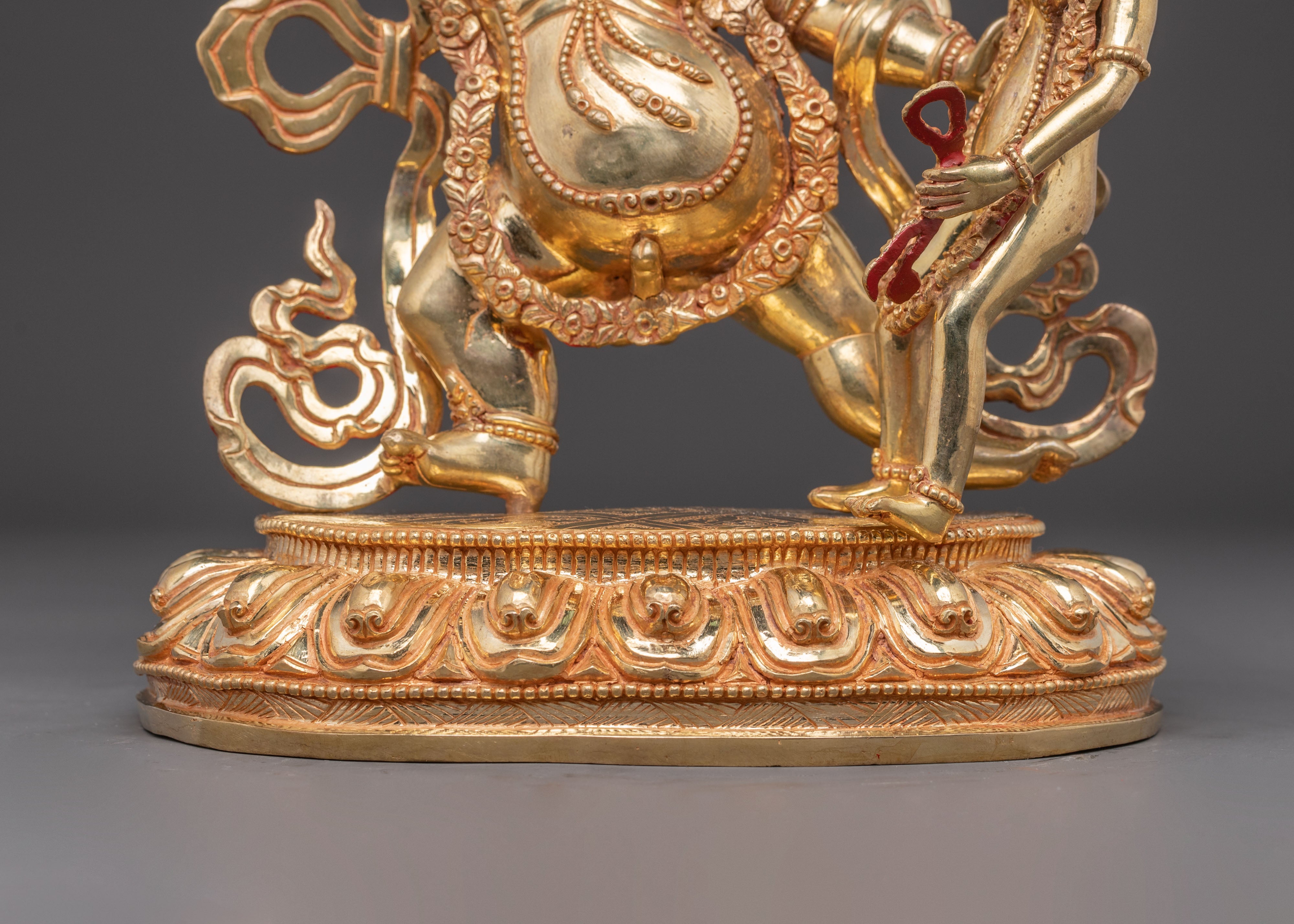 Handcrafted Bhairava And Shakti Statue Set | Tantric Protector Deities