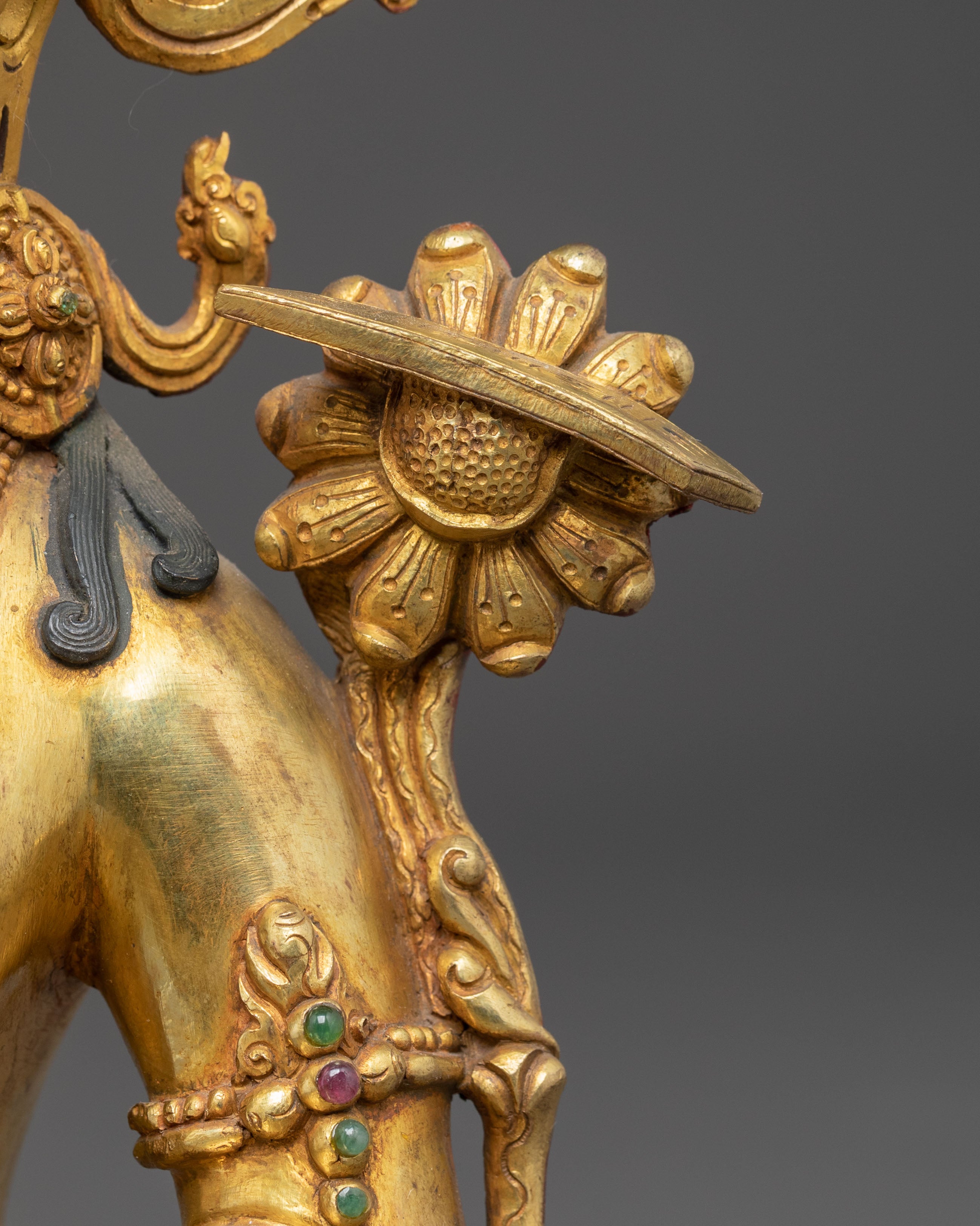 Manjushri Bodhisattva Radiant Statue | Spiritual Decor Icon