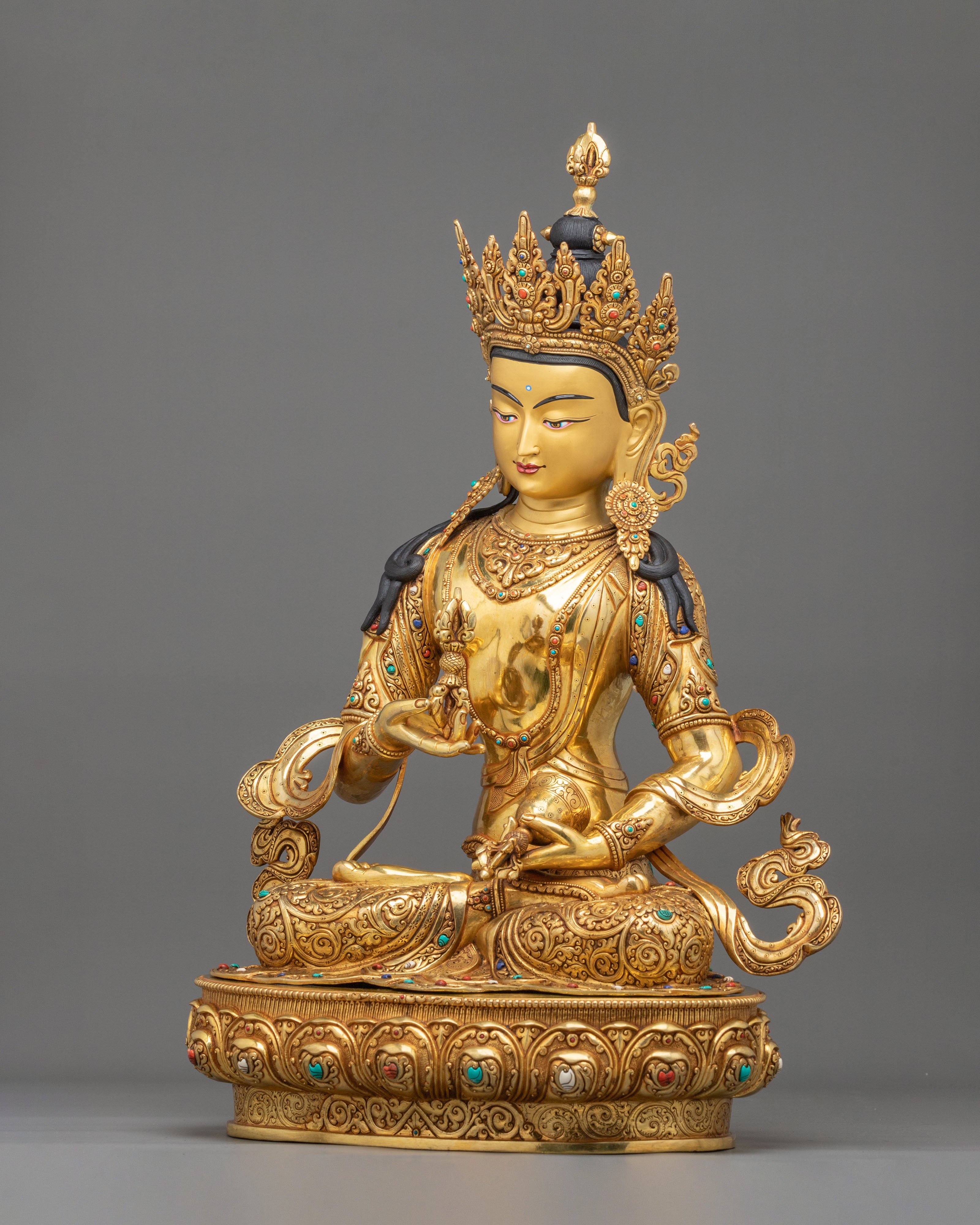 Hand-Carved Vajrasattva Statue | Deity of Purification