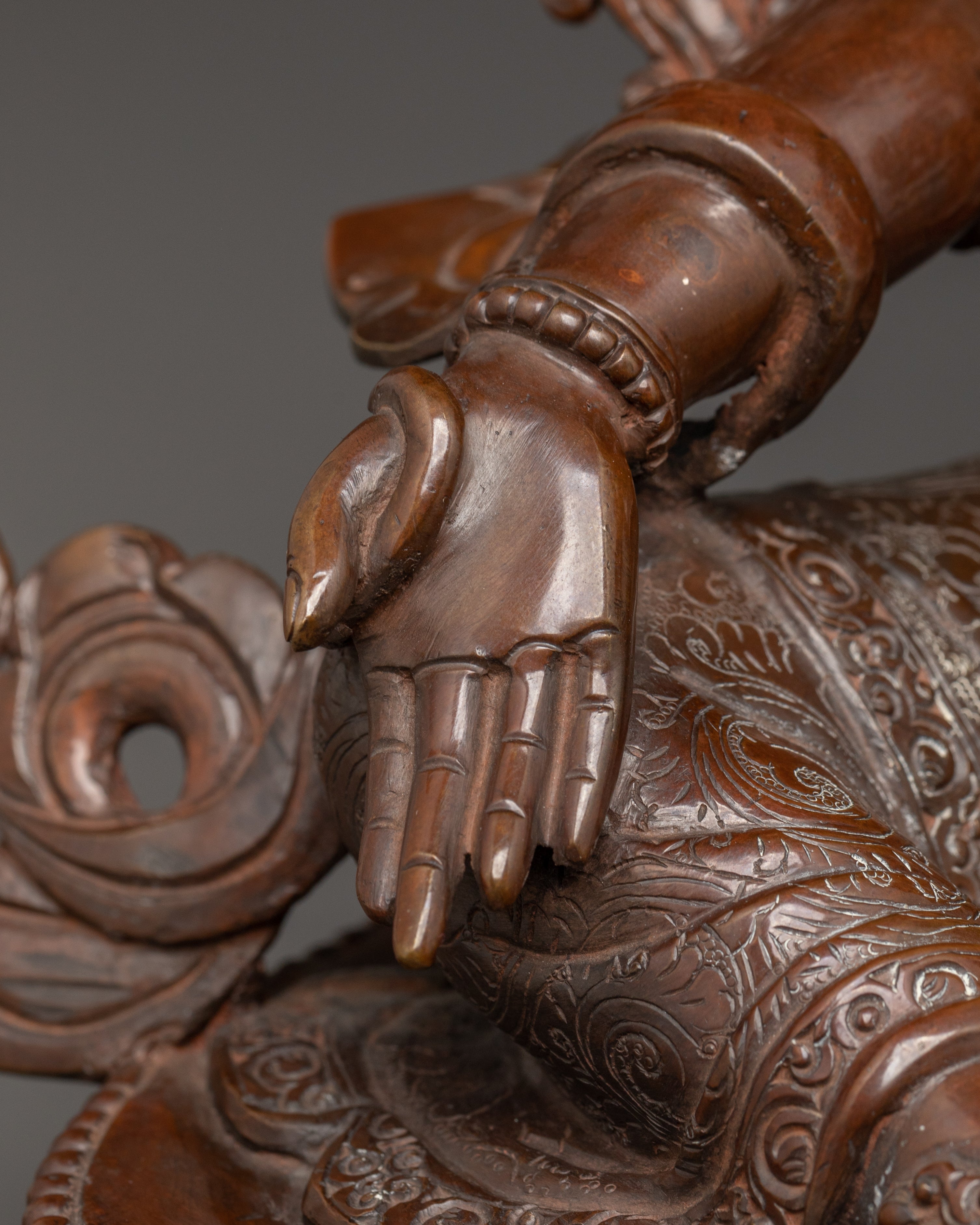 Shyama Tara | Oxidized Copper Sculpture