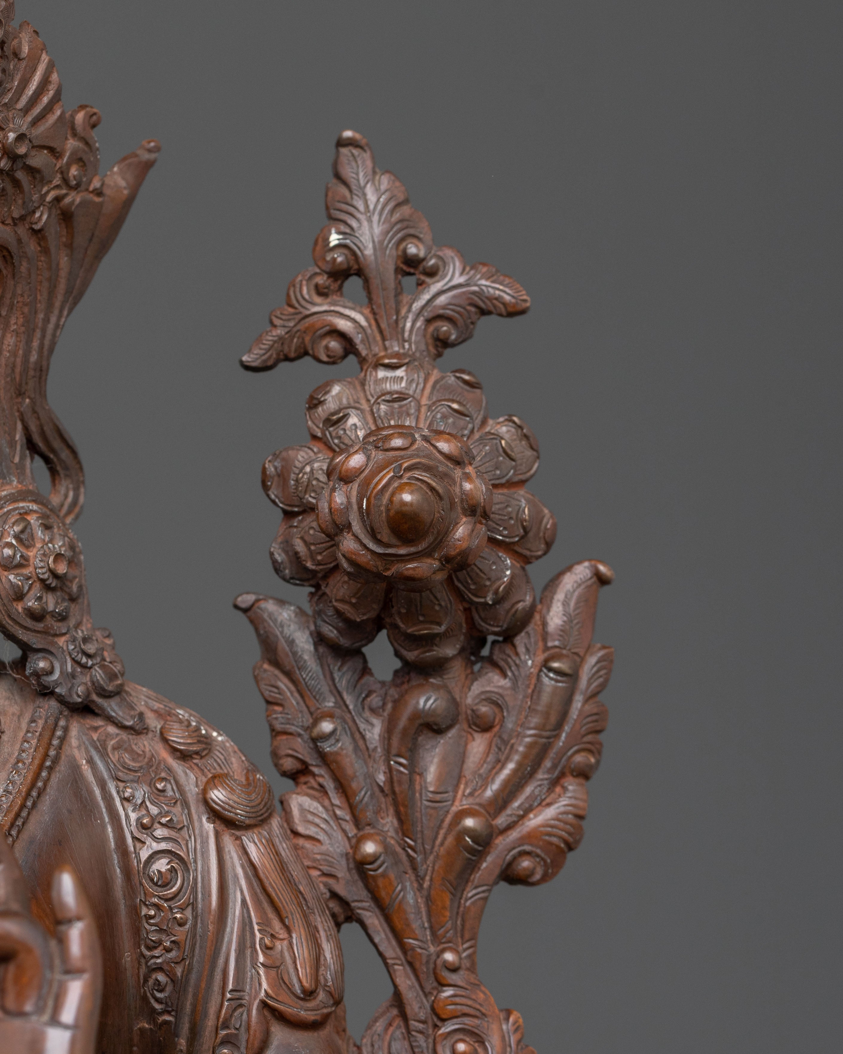 Green Tara: Oxidized Copper Meditation Statue