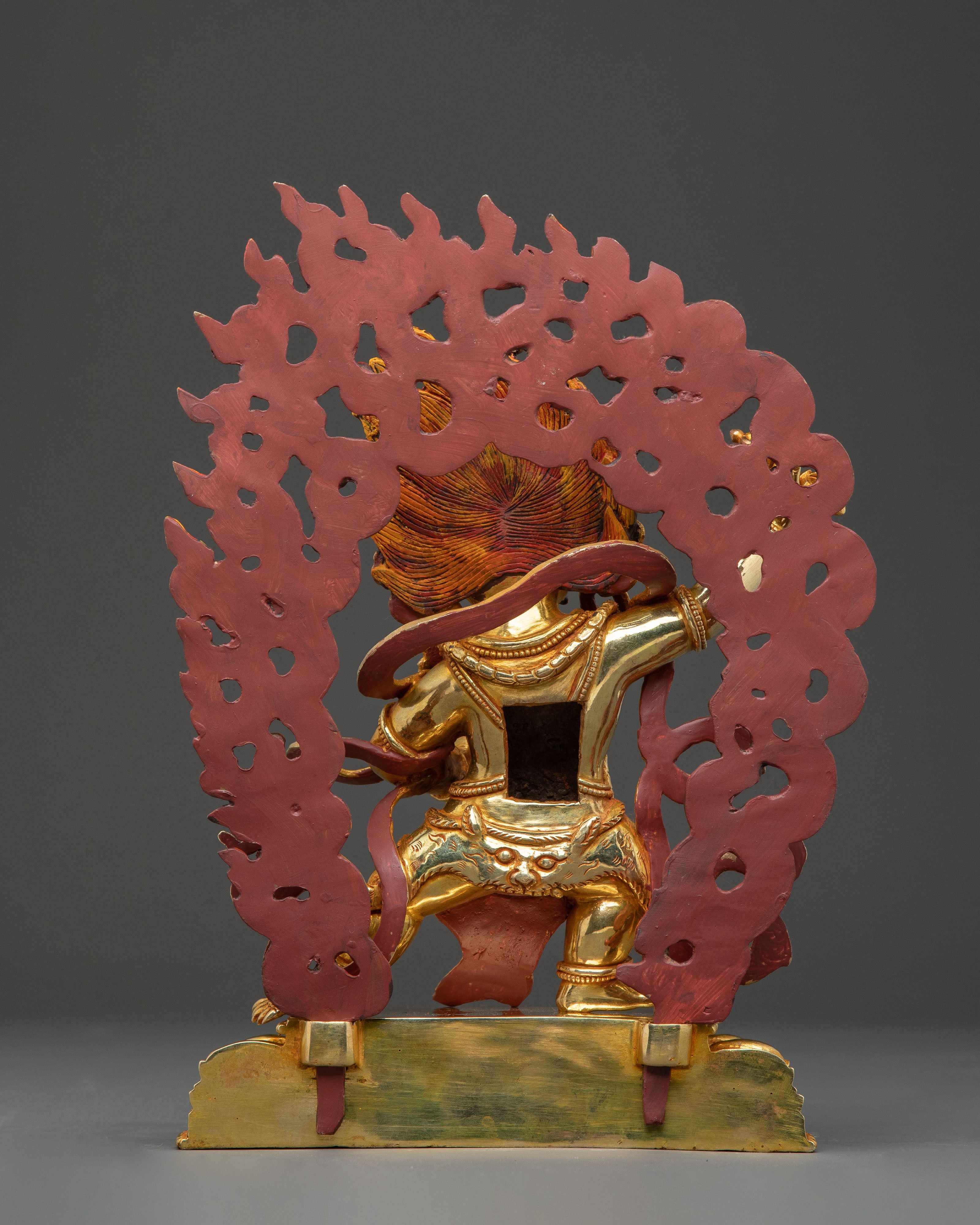 Vajrapani Guardian Bodhisattva Statue – Handcrafted Gold Gilded Copper Statue