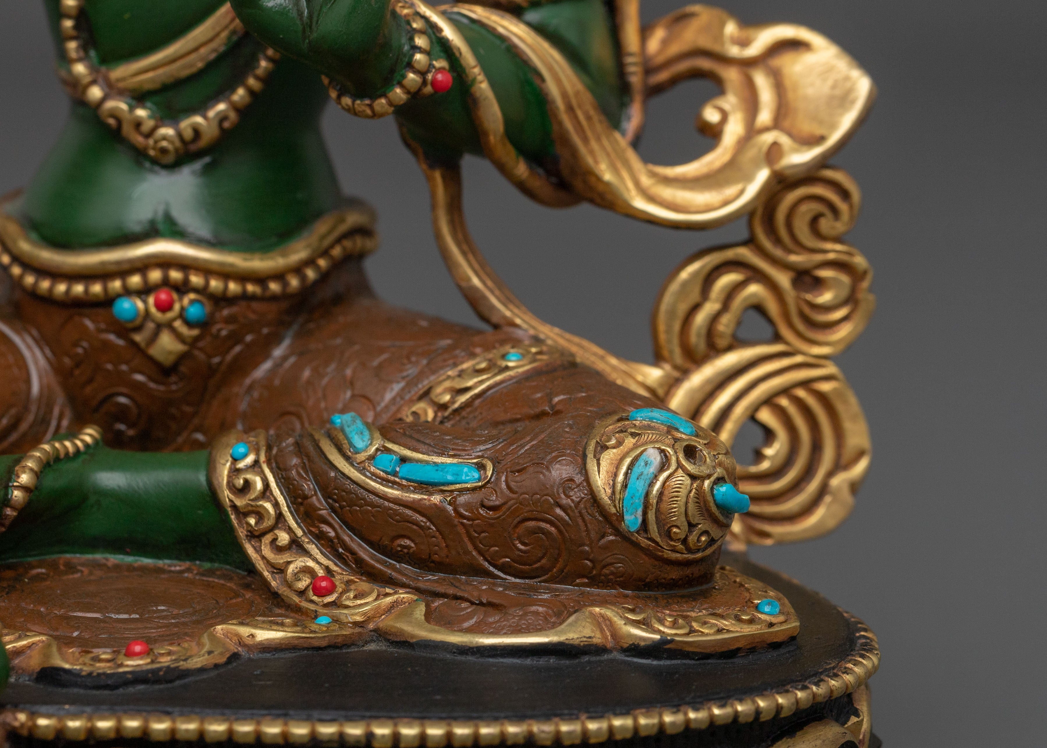 Tibetan Goddess Green Tara Statue | Home Decor