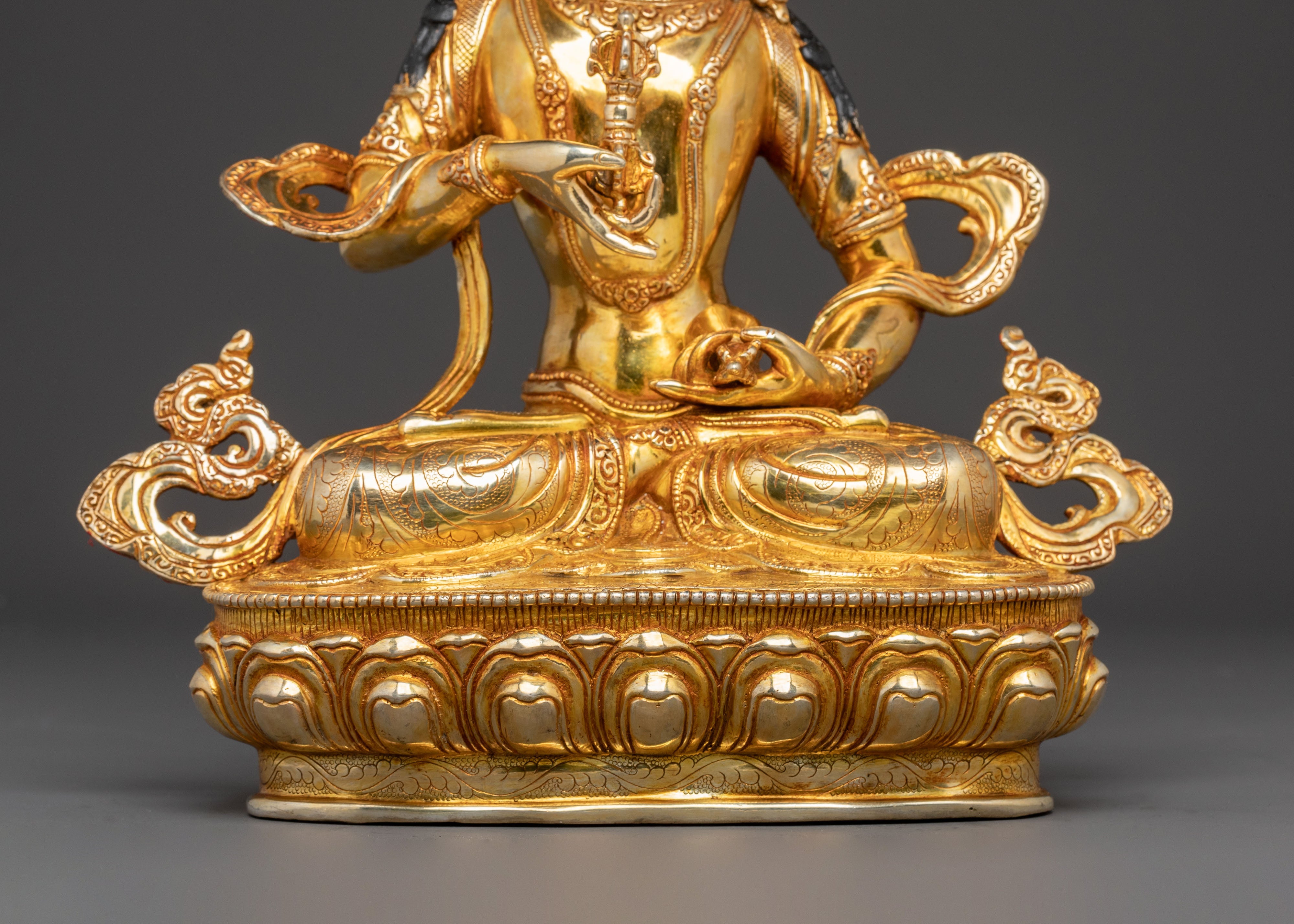 Vajrasattva Bodhisattva Copper Statue – Purely Gilded Artistry