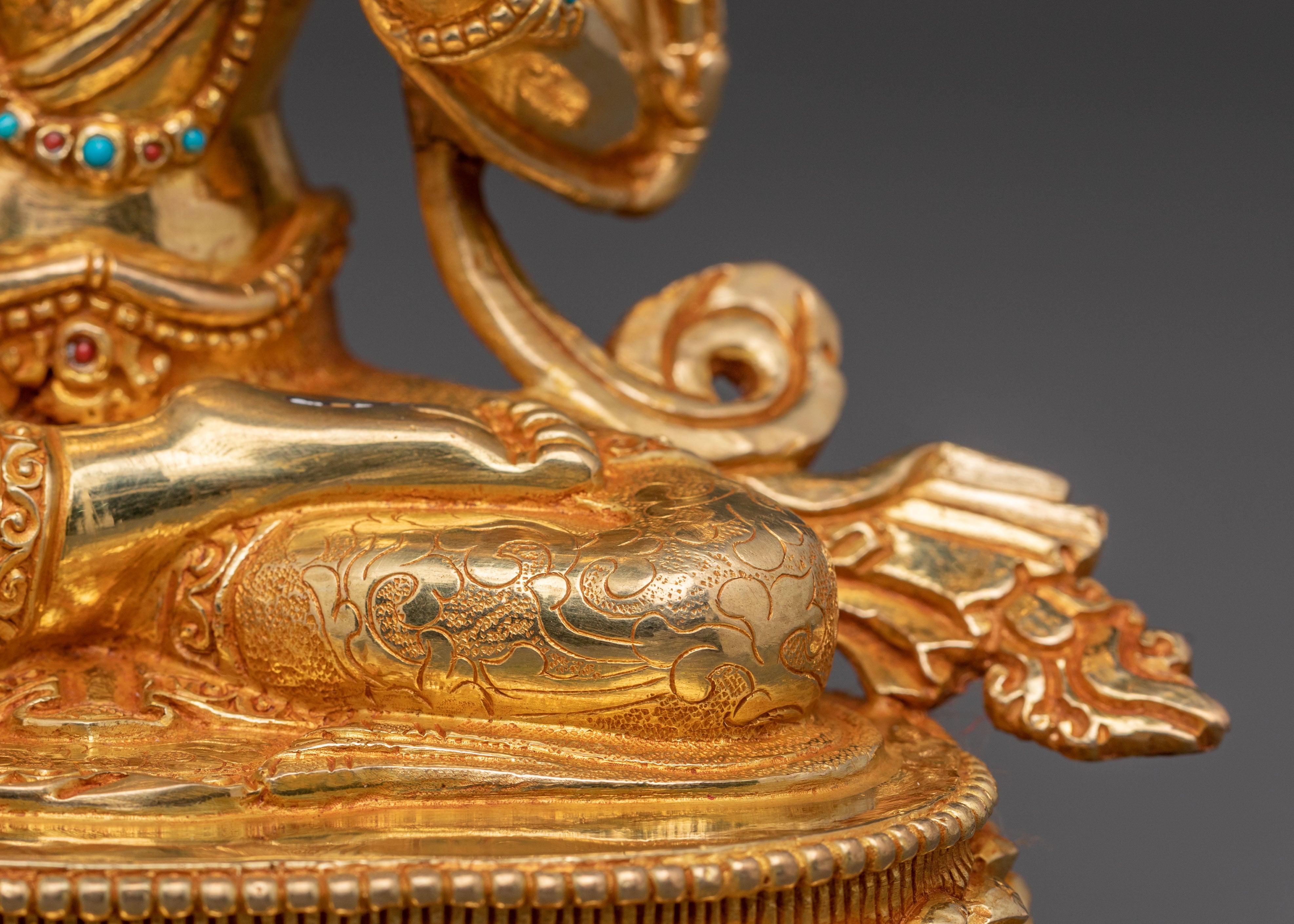 Guardian White Tara Statue | Tibetan Goddess