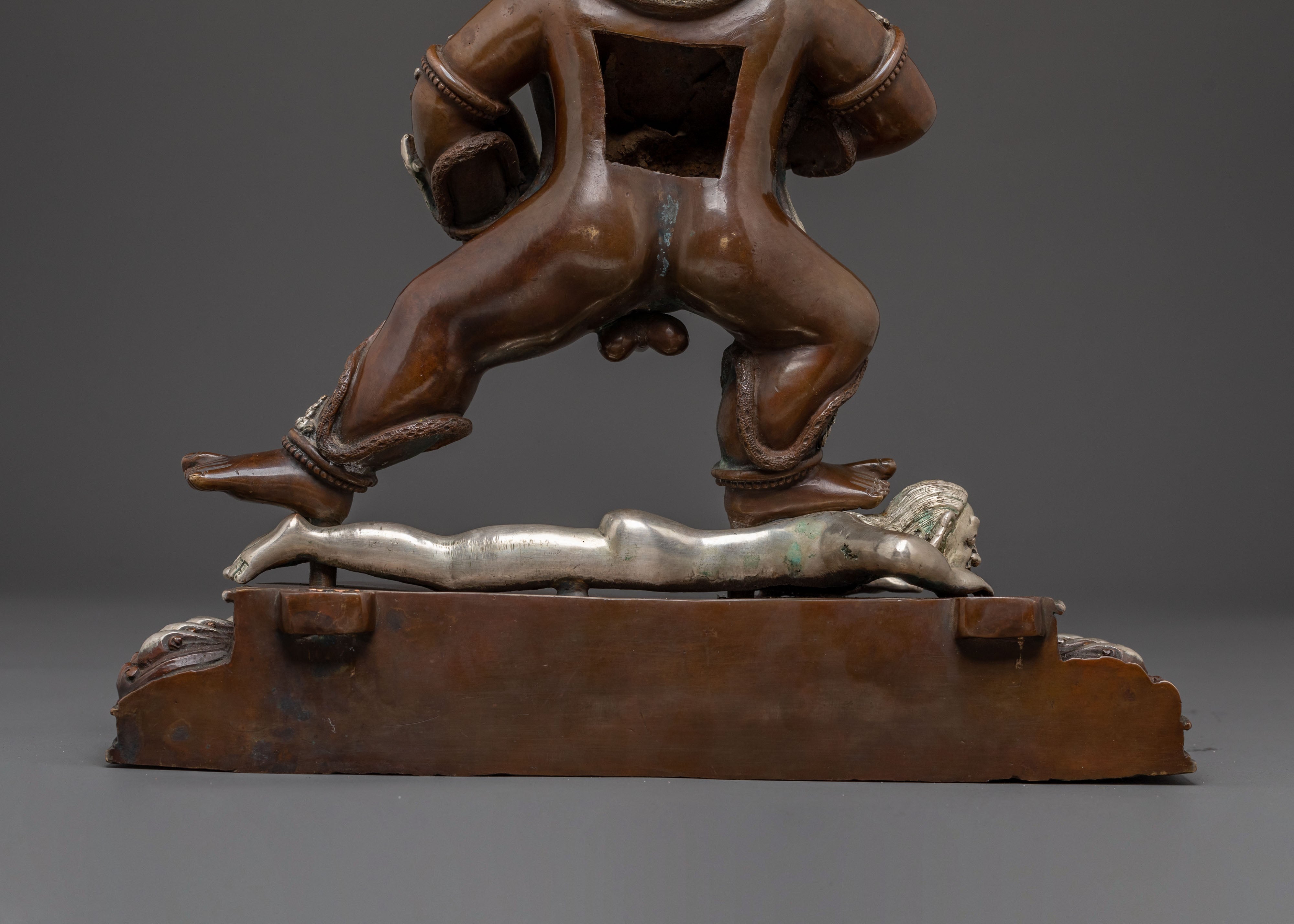 Black Dzambhala Handcrafted Statue – Oxidized Copper