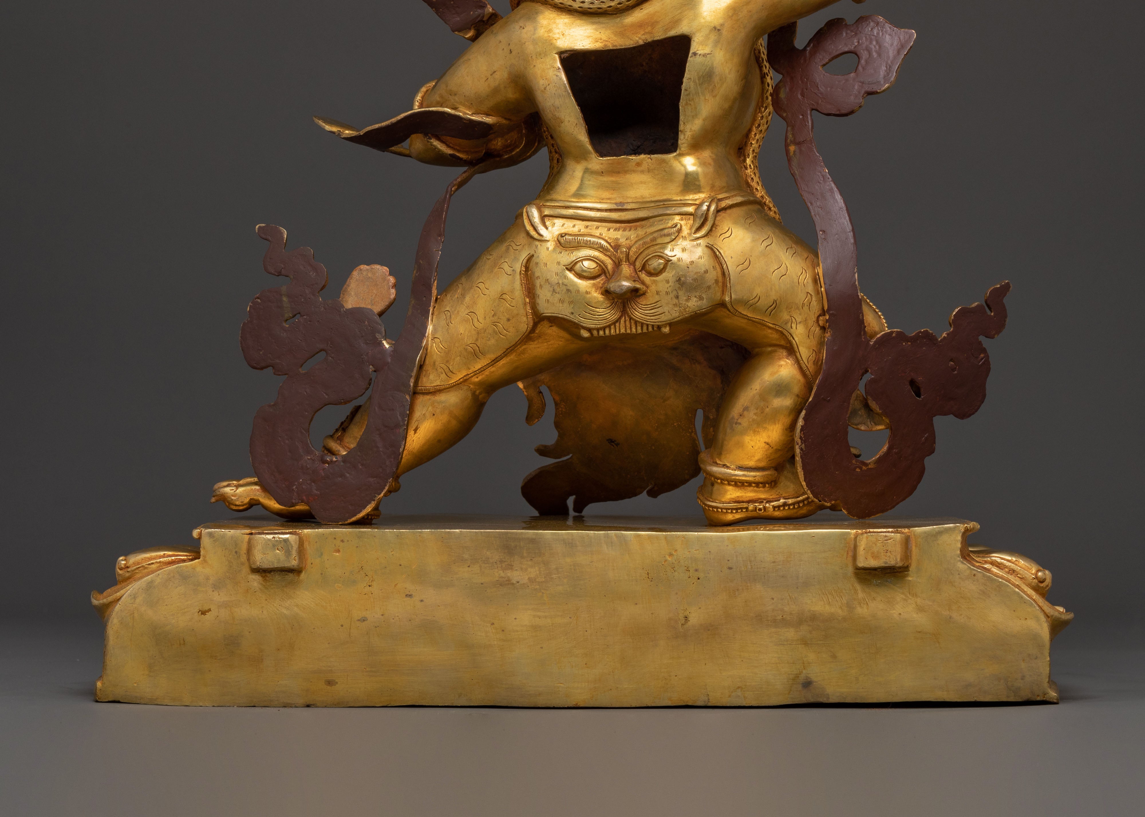 Vajrapani Protector Gilded Statue – Spiritual Decor