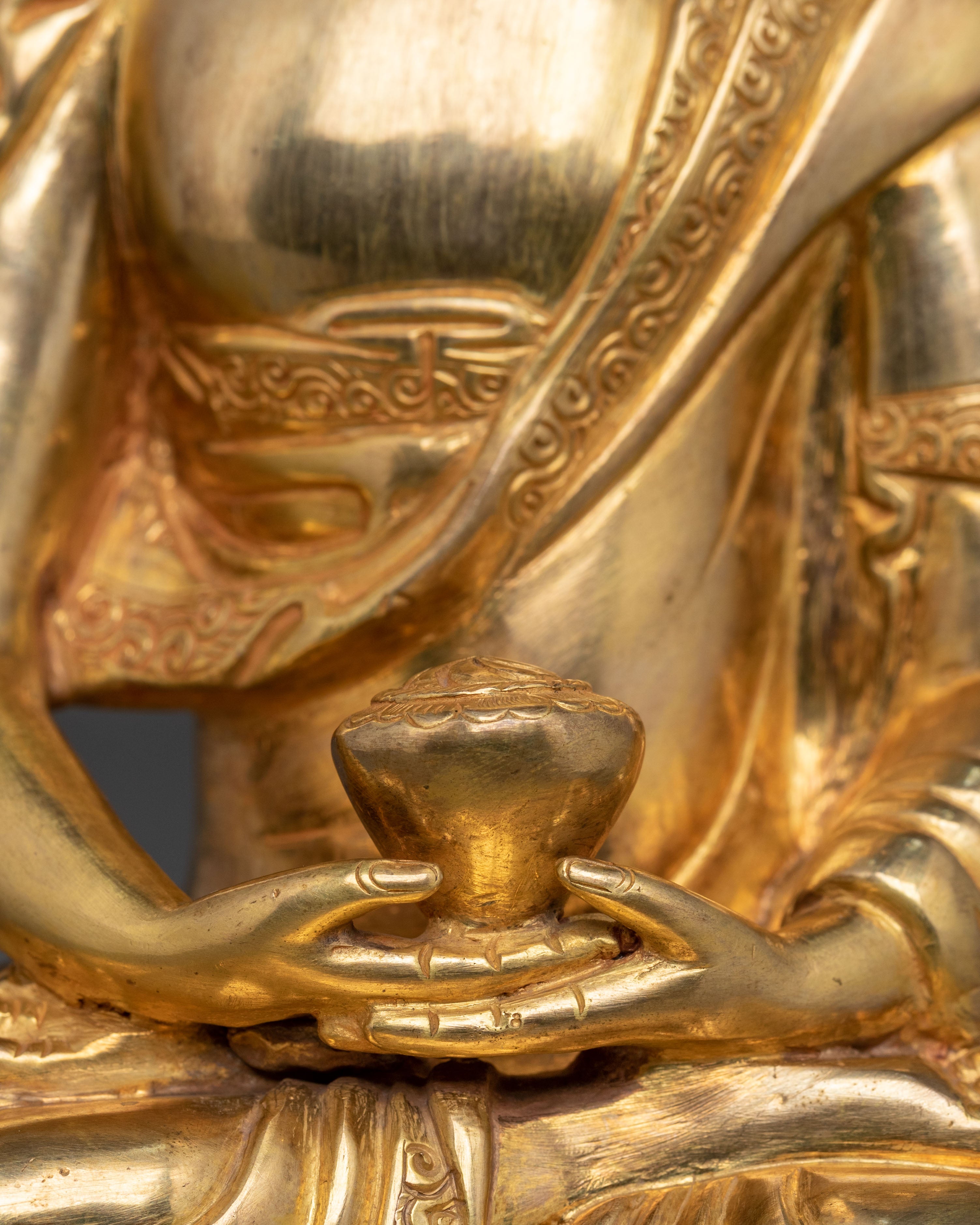 Handmade Amitabha Buddha Statue | Enlightened Figurine