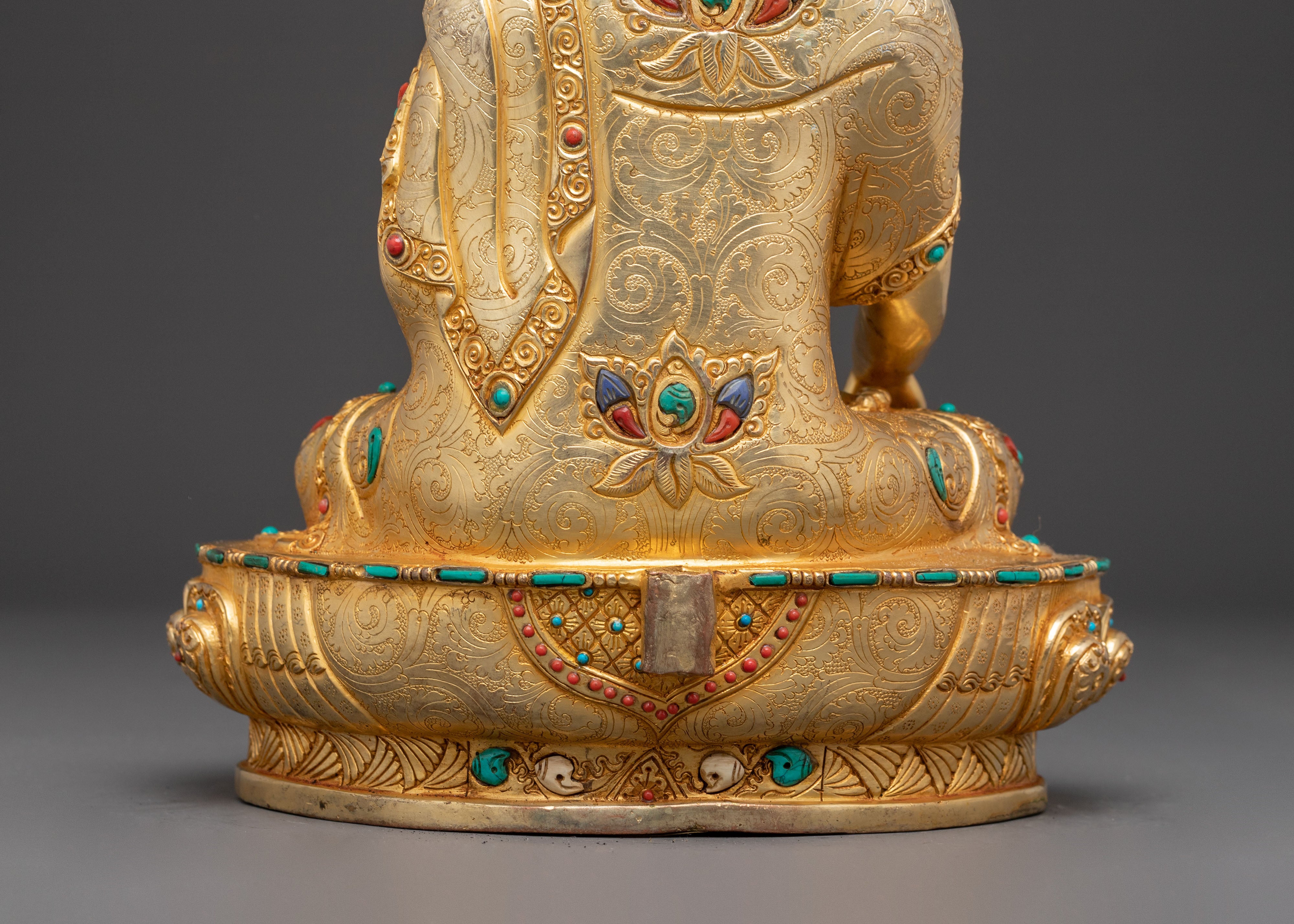 Buddha Shakyamuni Handmade Copper Statue