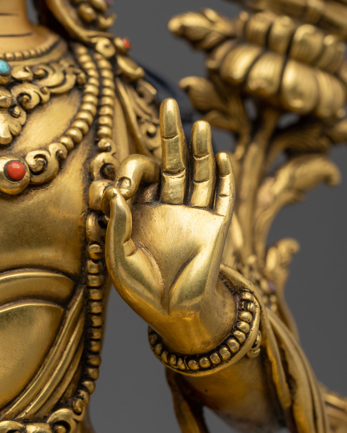 Manjushri Spiritual Sculpture | Copper Figurine