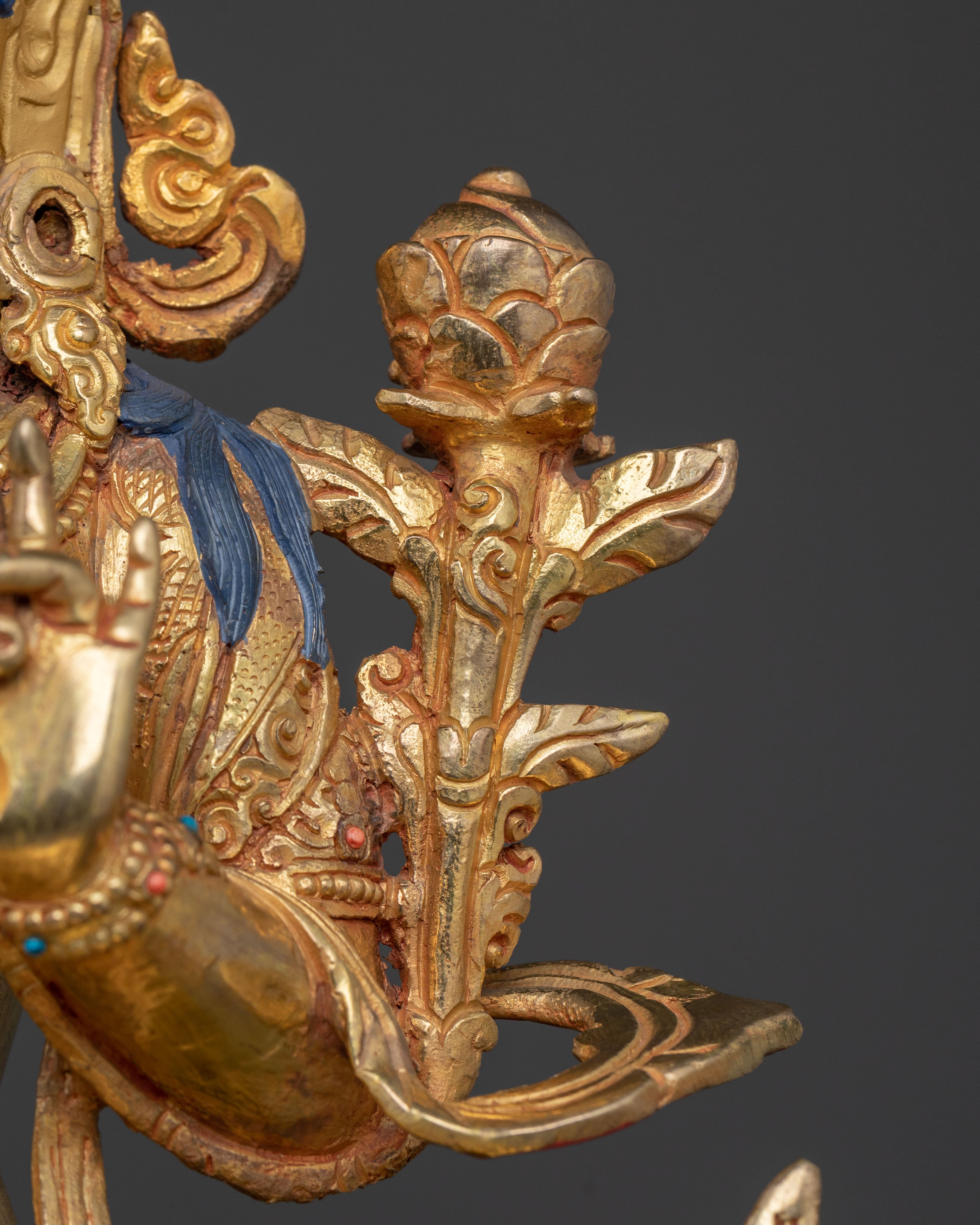 Green Tara Fearless Protector Statue: Goddess of Compassion