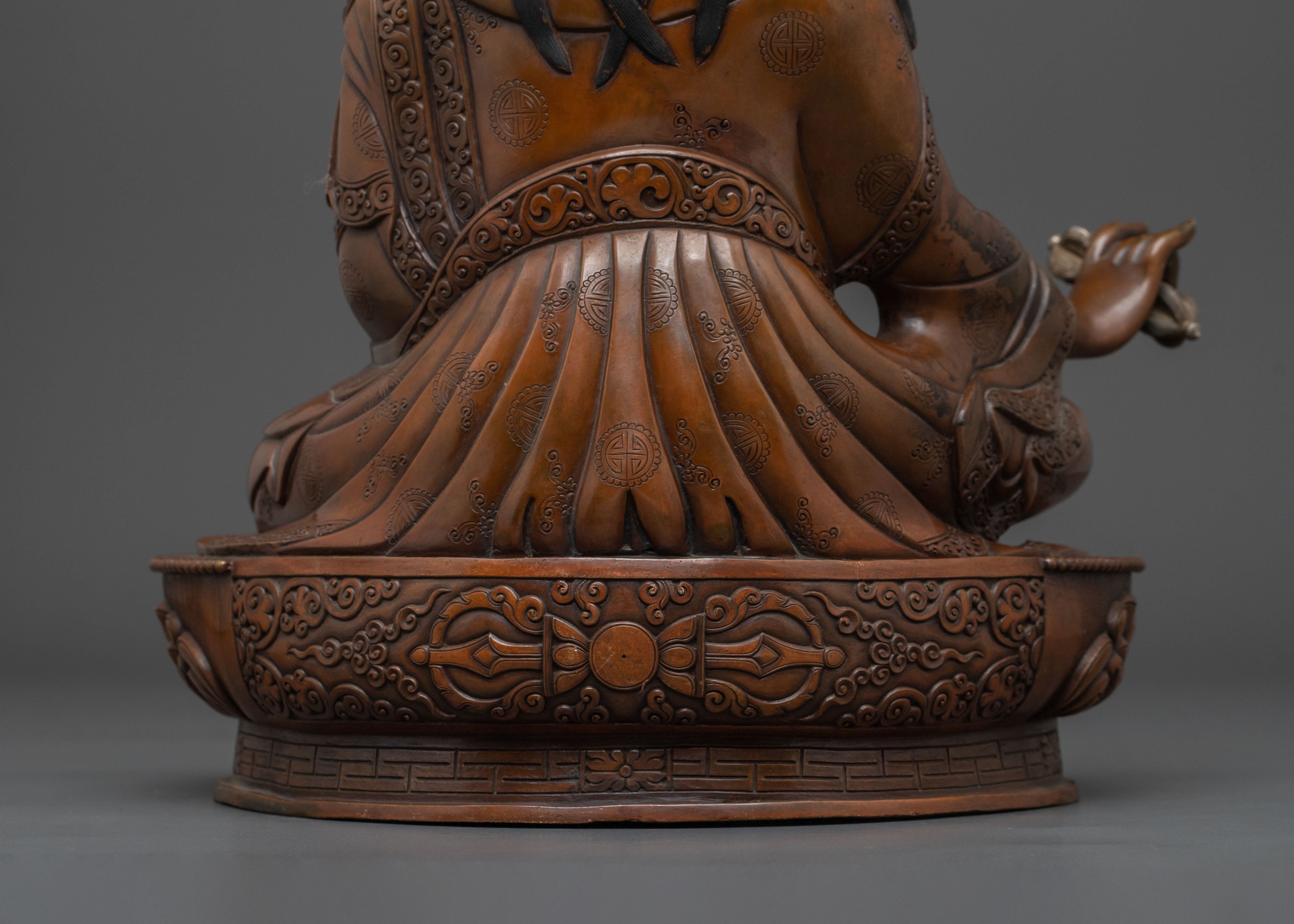 Guru Padmasambhava Sacred Statue | Home Decor