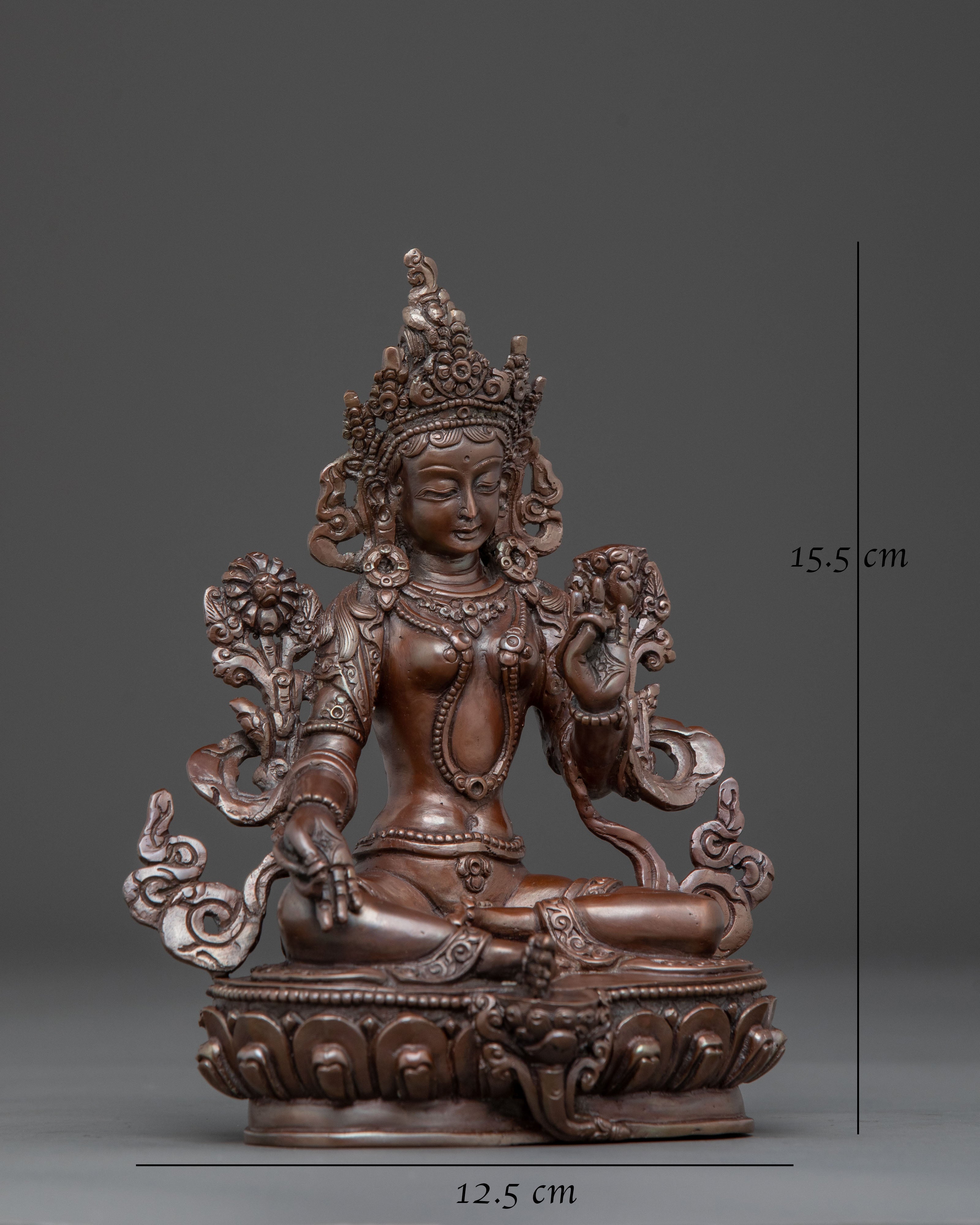 Green Tara Swift Protector Statue | Goddess of Compassion