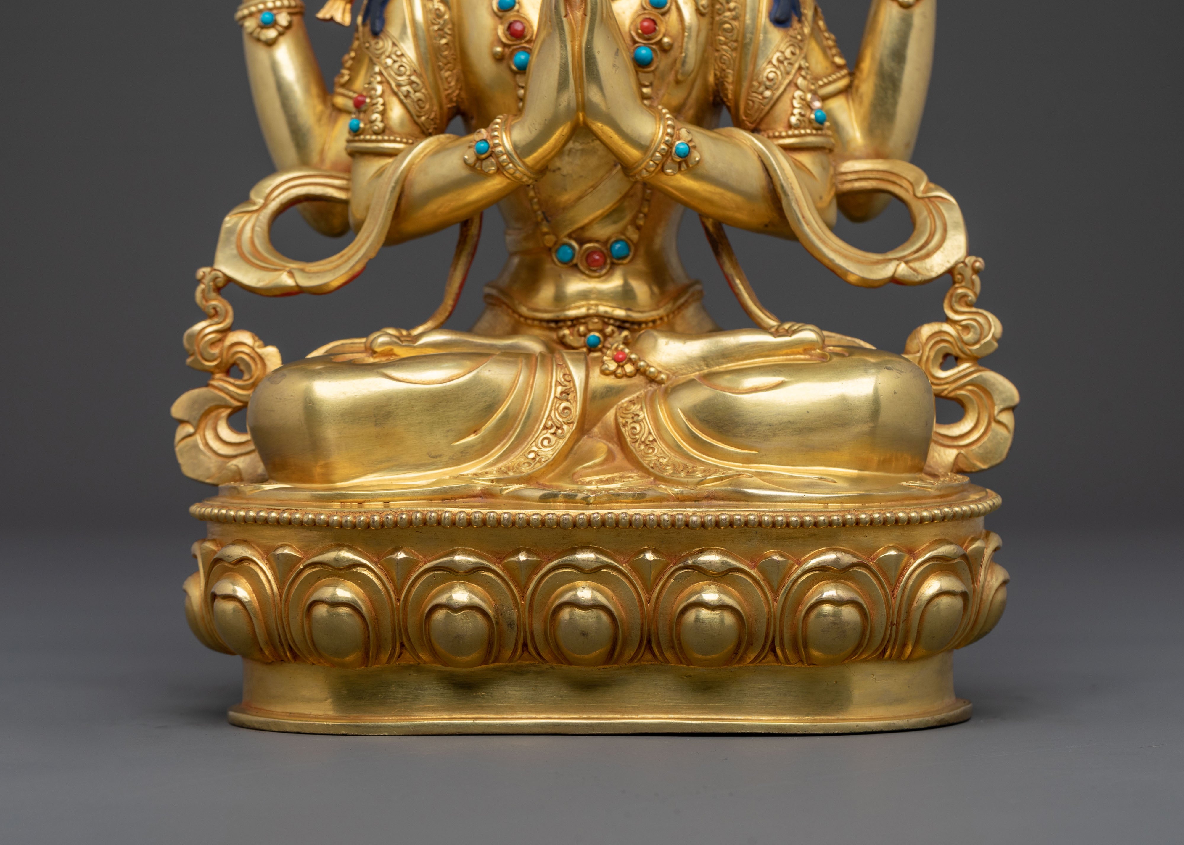 Chenrezig Sacred Figurine | Compassionate Bodhisattva