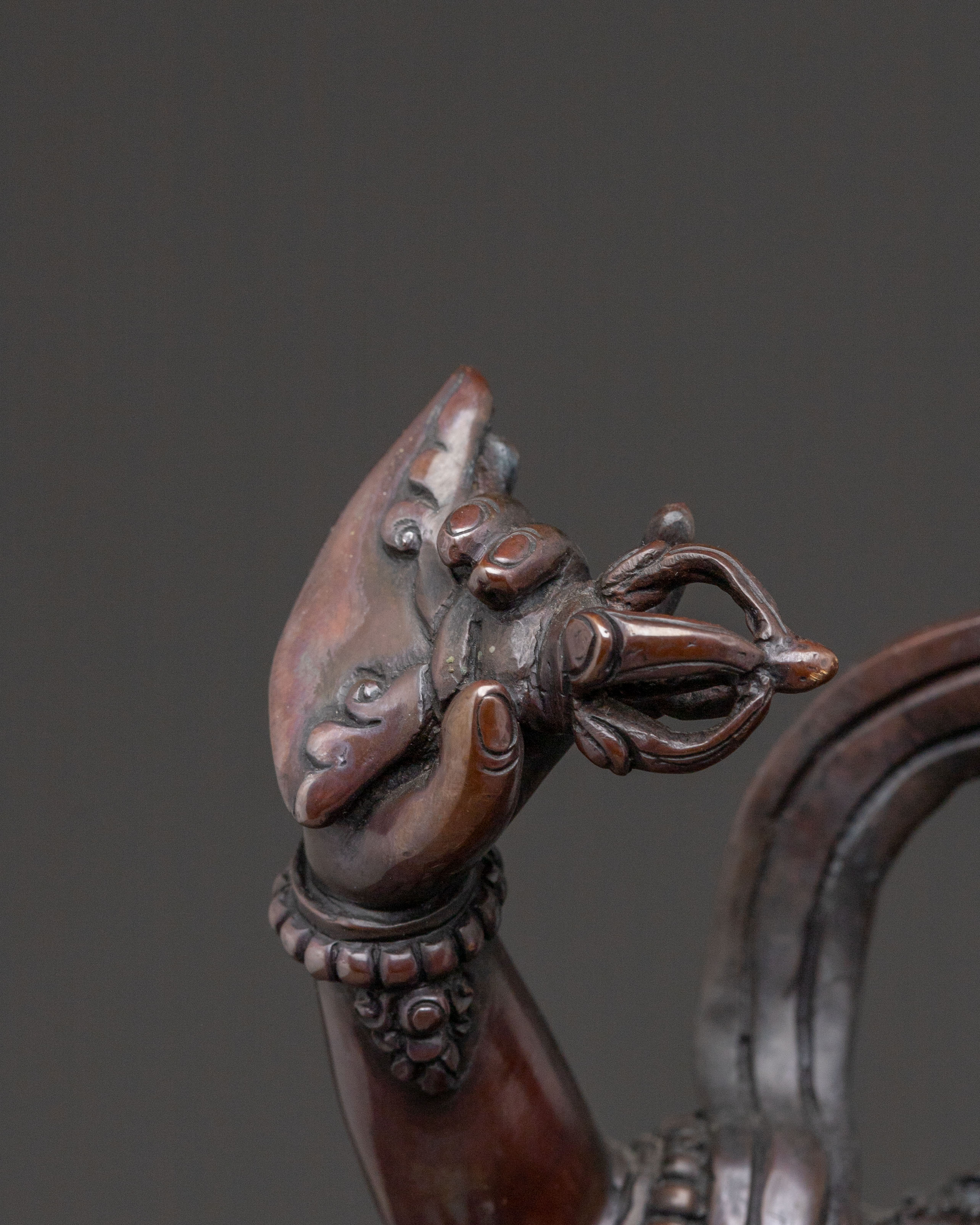 Shima Mukha Copper Statue | Lion Faced Dakini
