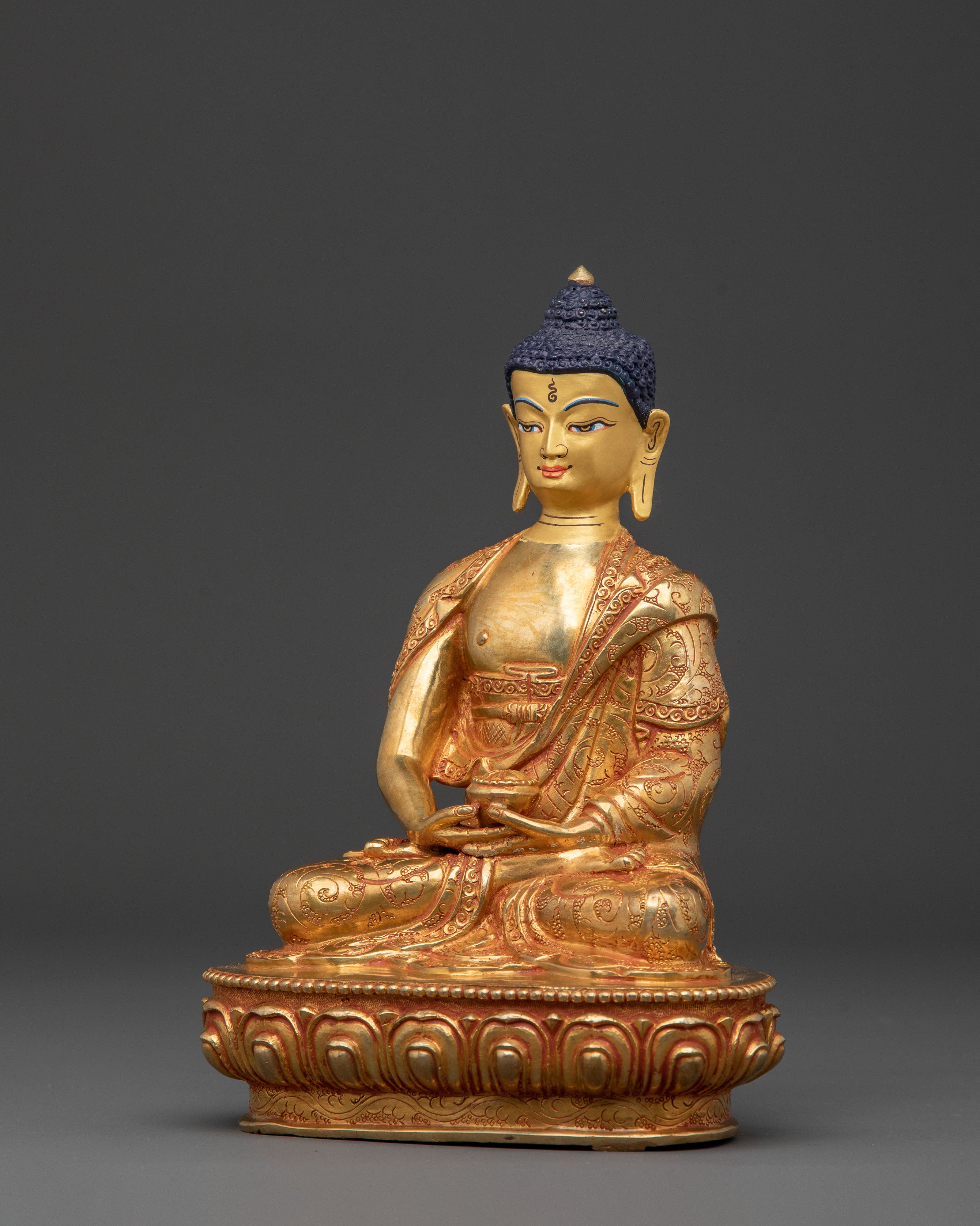 A Radiant Boundless Compassion Amitabha Buddha Statue