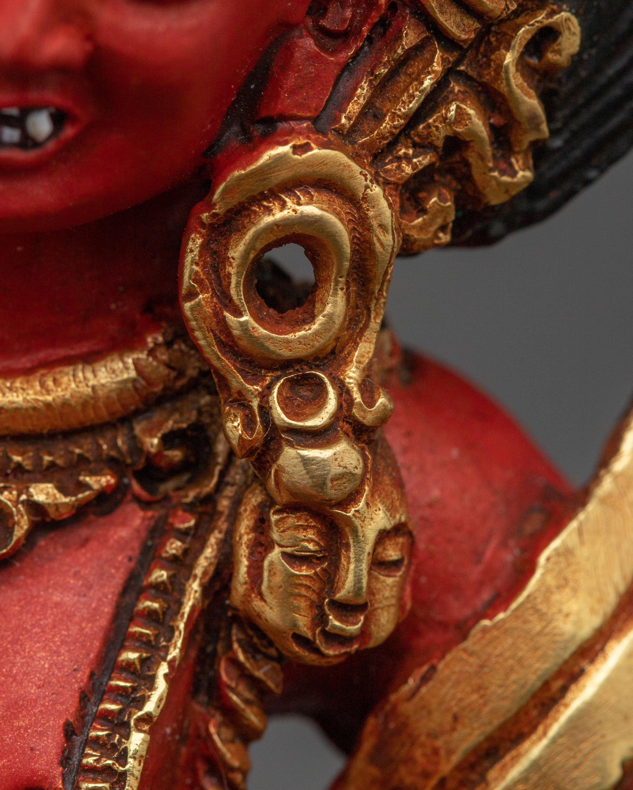 Handcrafted Droje Phagmo Statue – Gilded Copper Statue