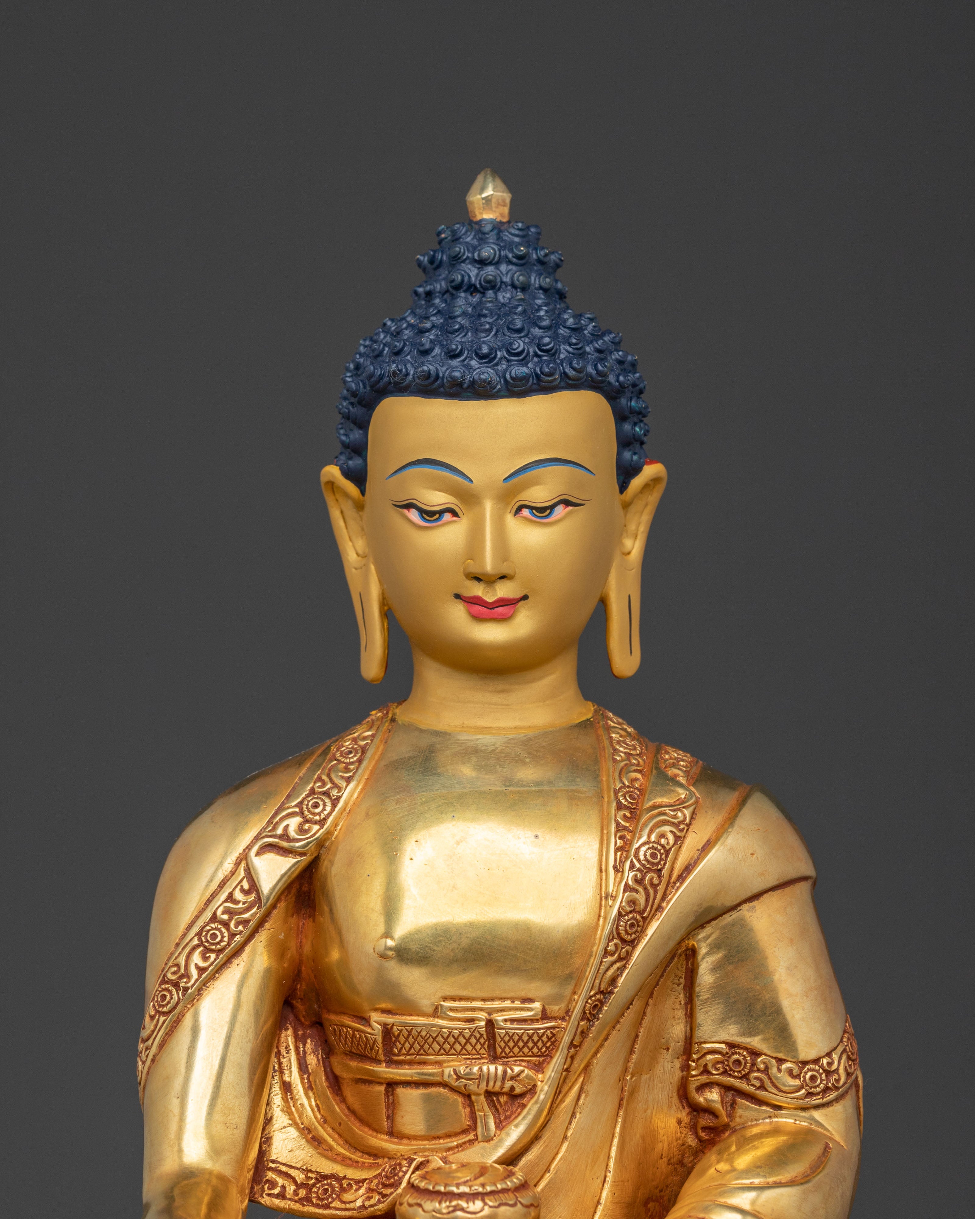 Himalayan Shakyamuni Buddha Handcrafted Sculpture