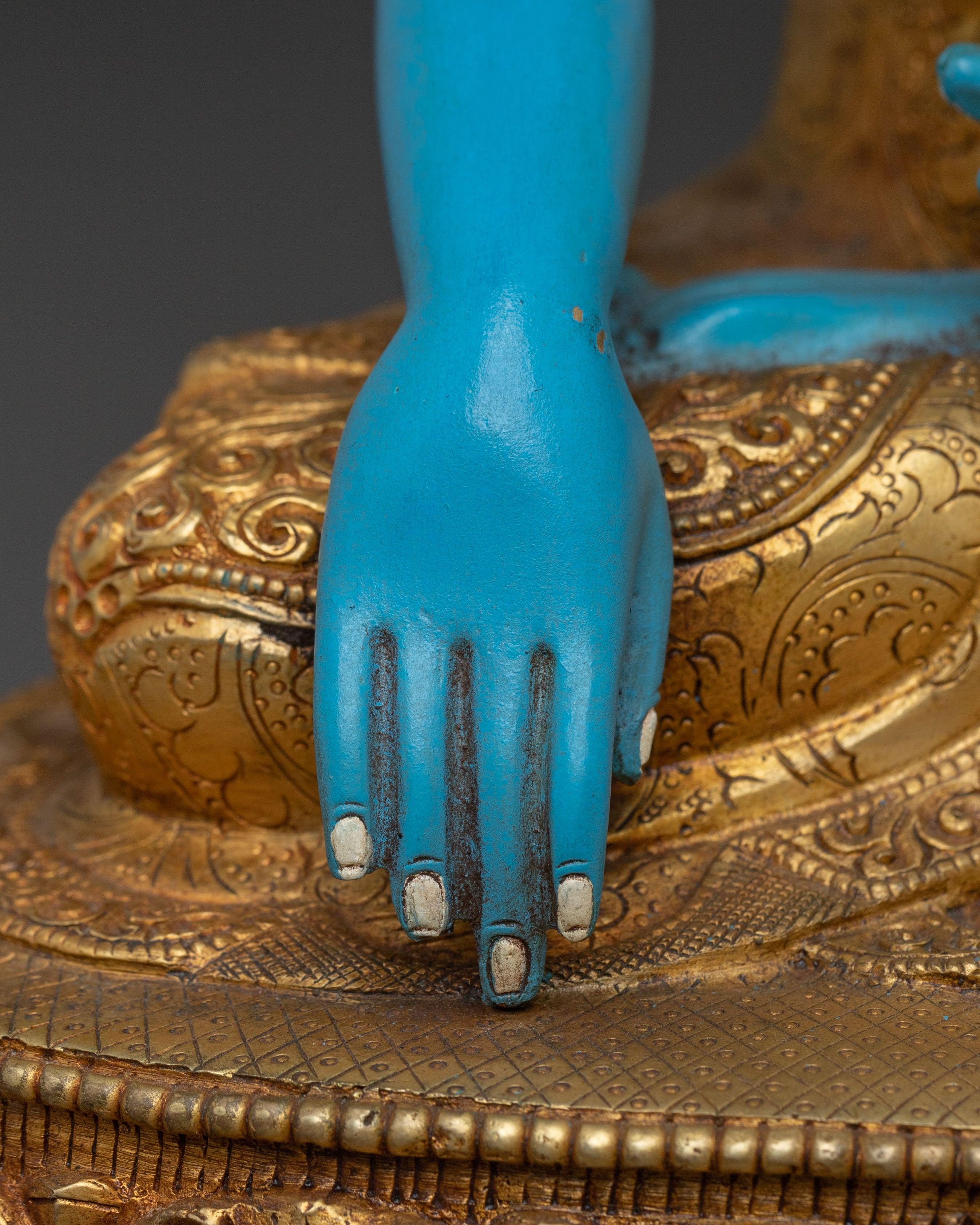 Akshobhya Buddha Sculpture | Enlightened Figurine
