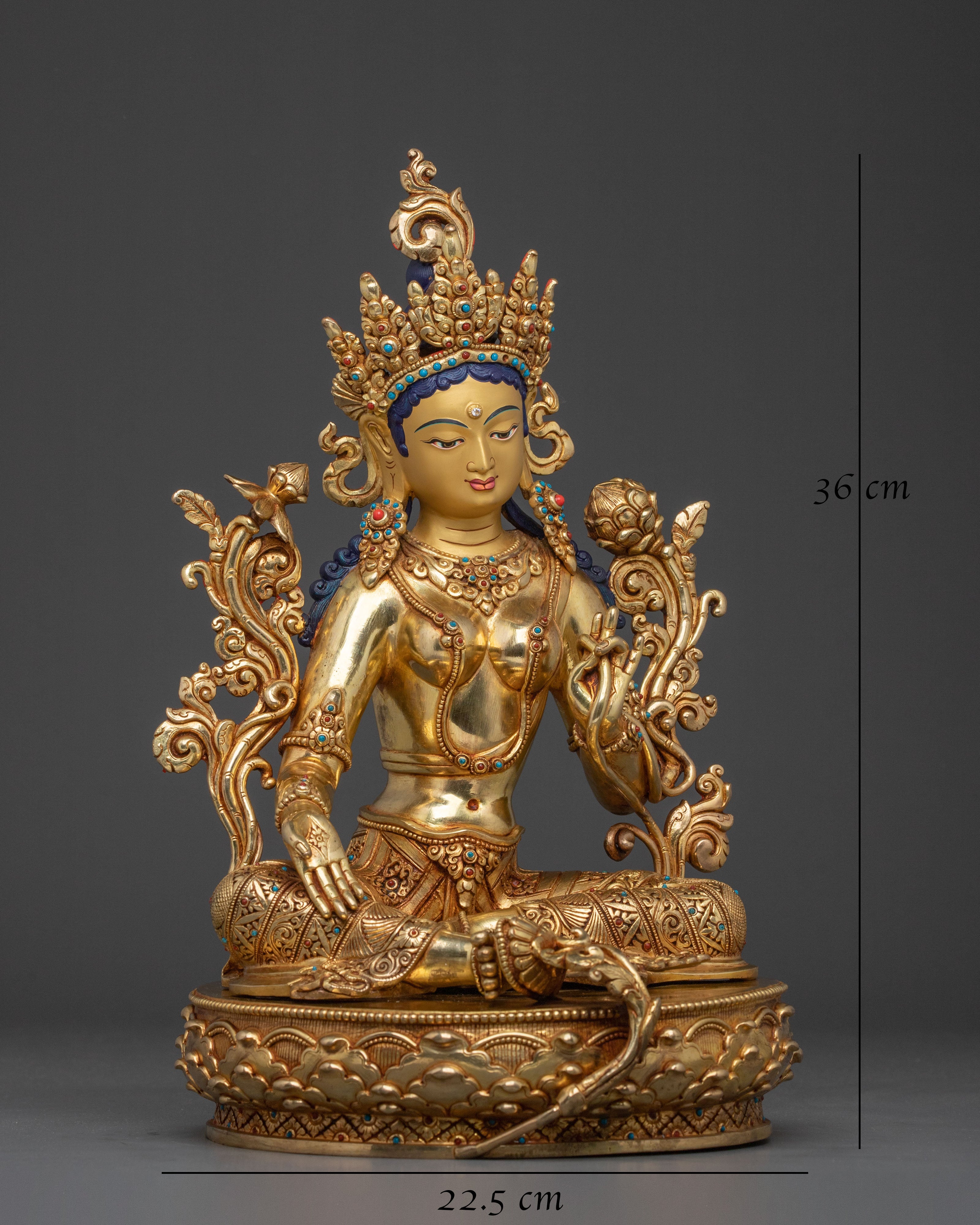 Green Tara Statue | Goddess of Compassion
