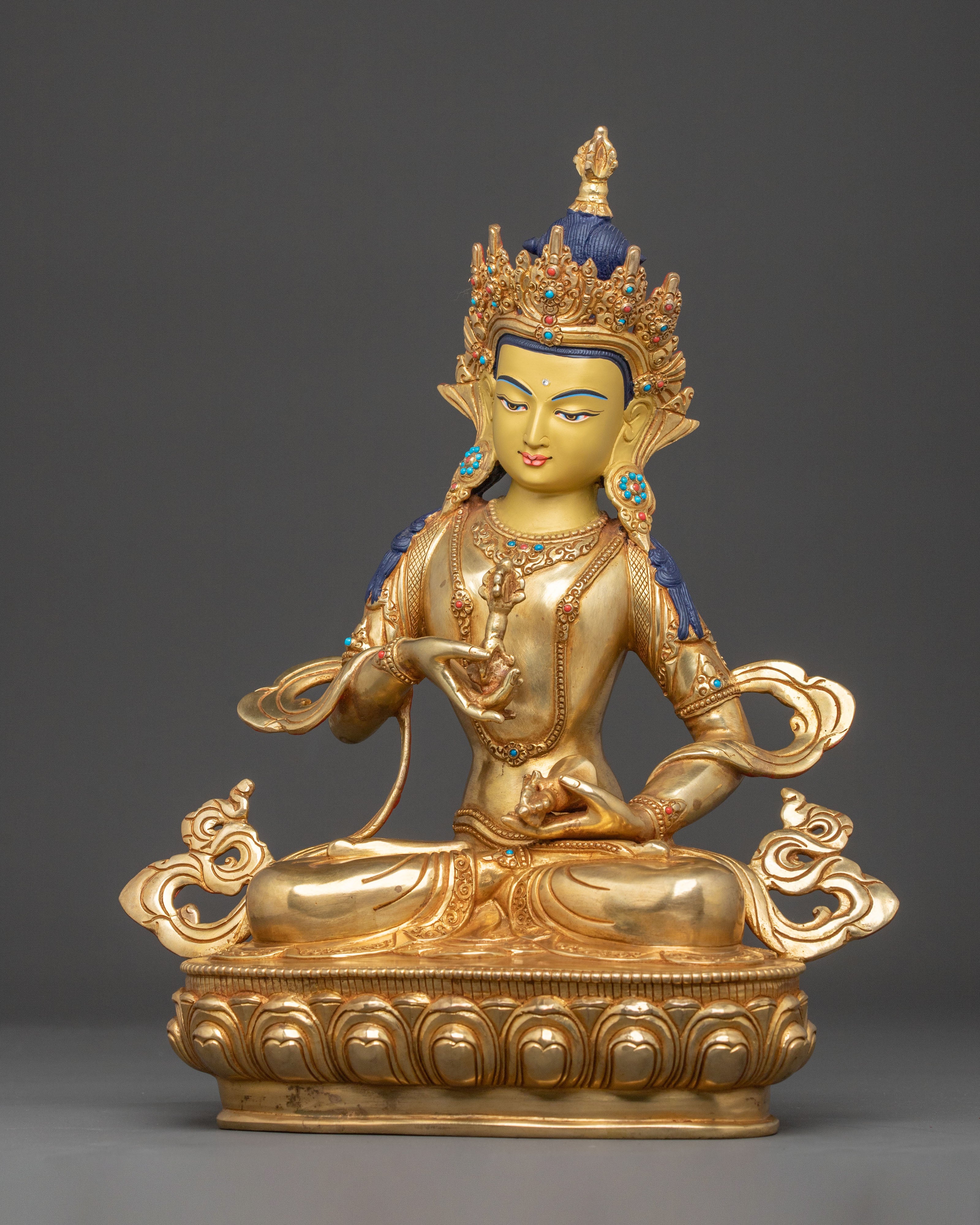 Vajrasattva Vajrayana Sculpture | Meditation Figurine