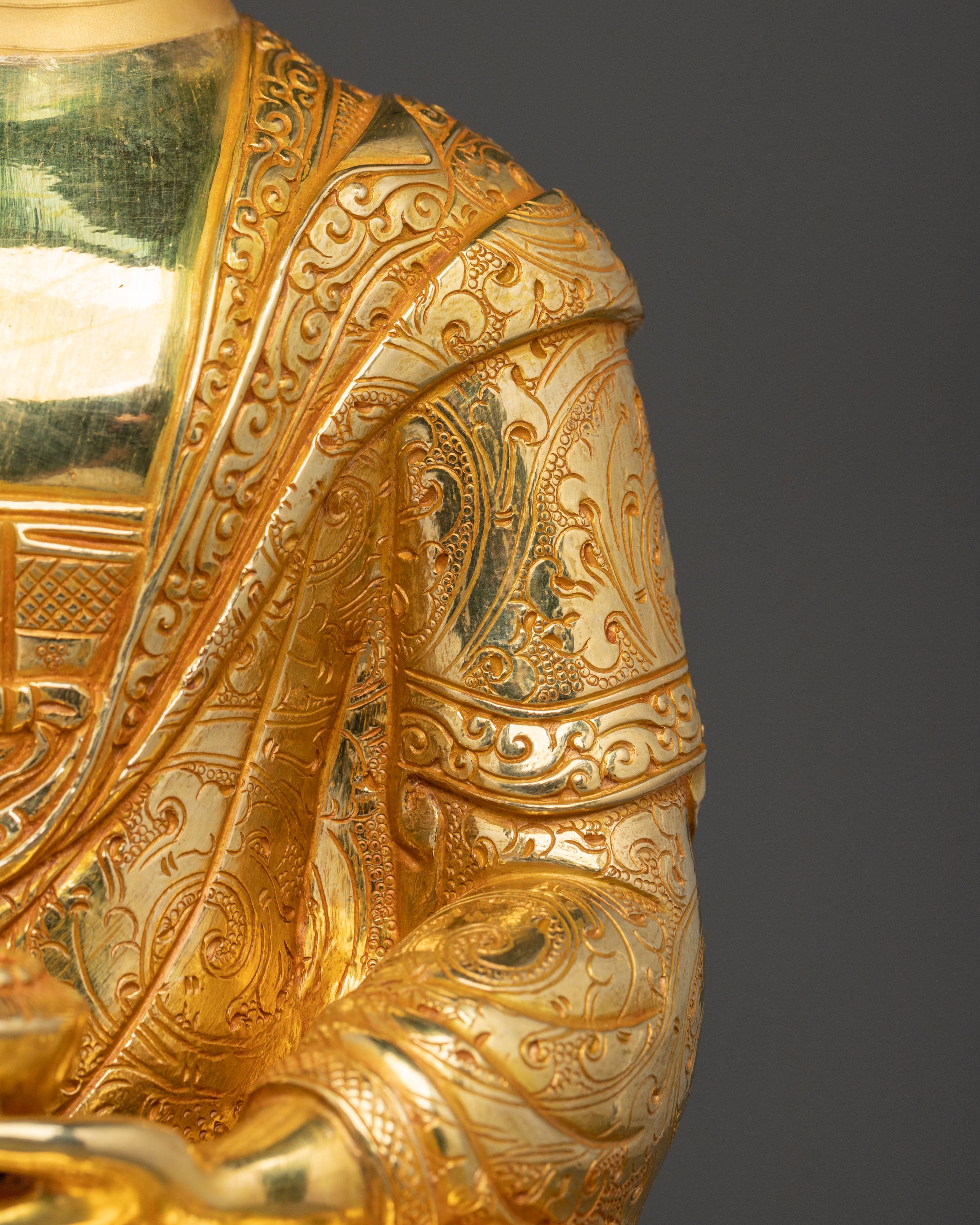 Shakyamuni Buddha: Golden Enlightenment Statue