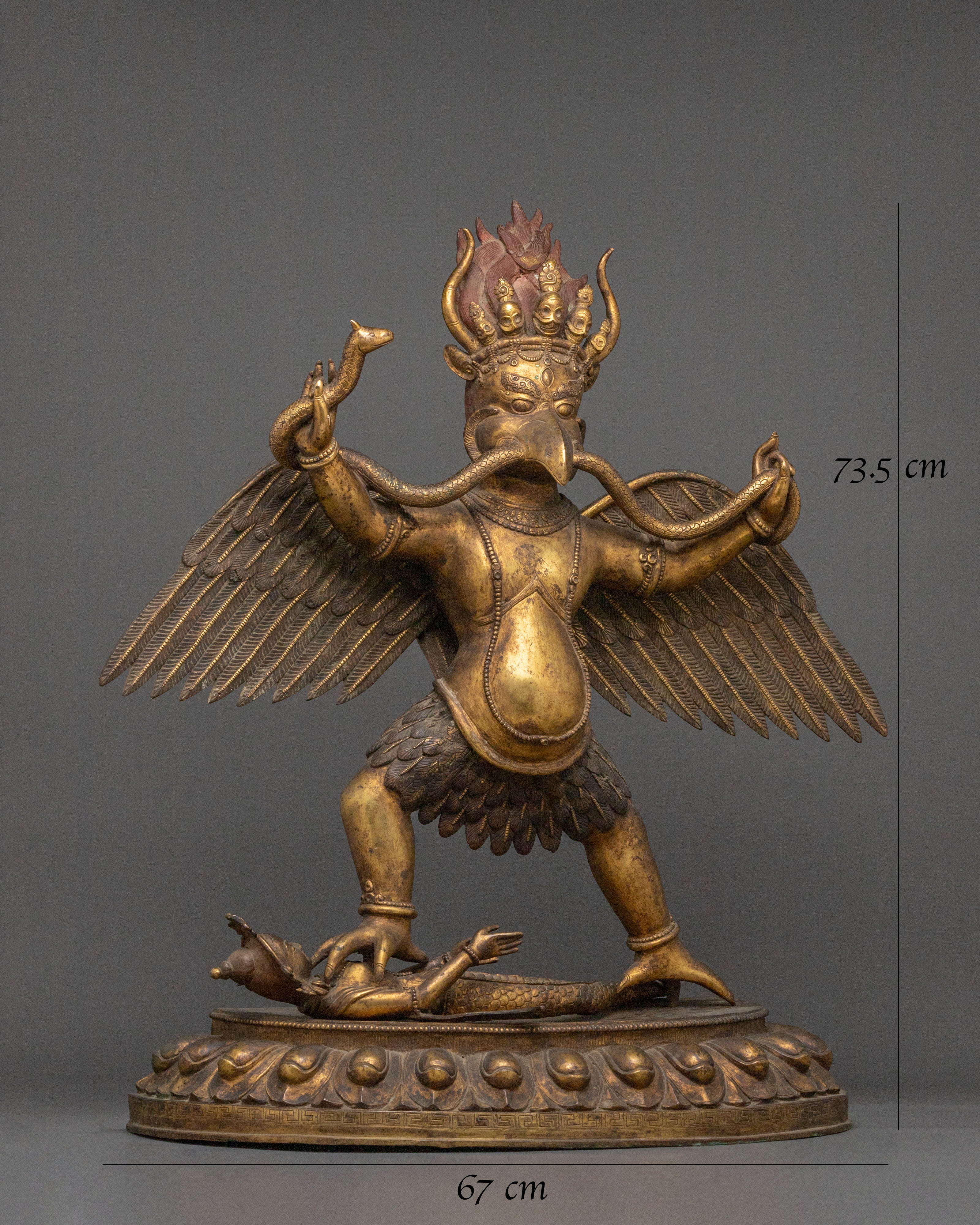 Majestic Garuda Statue | Hindu God