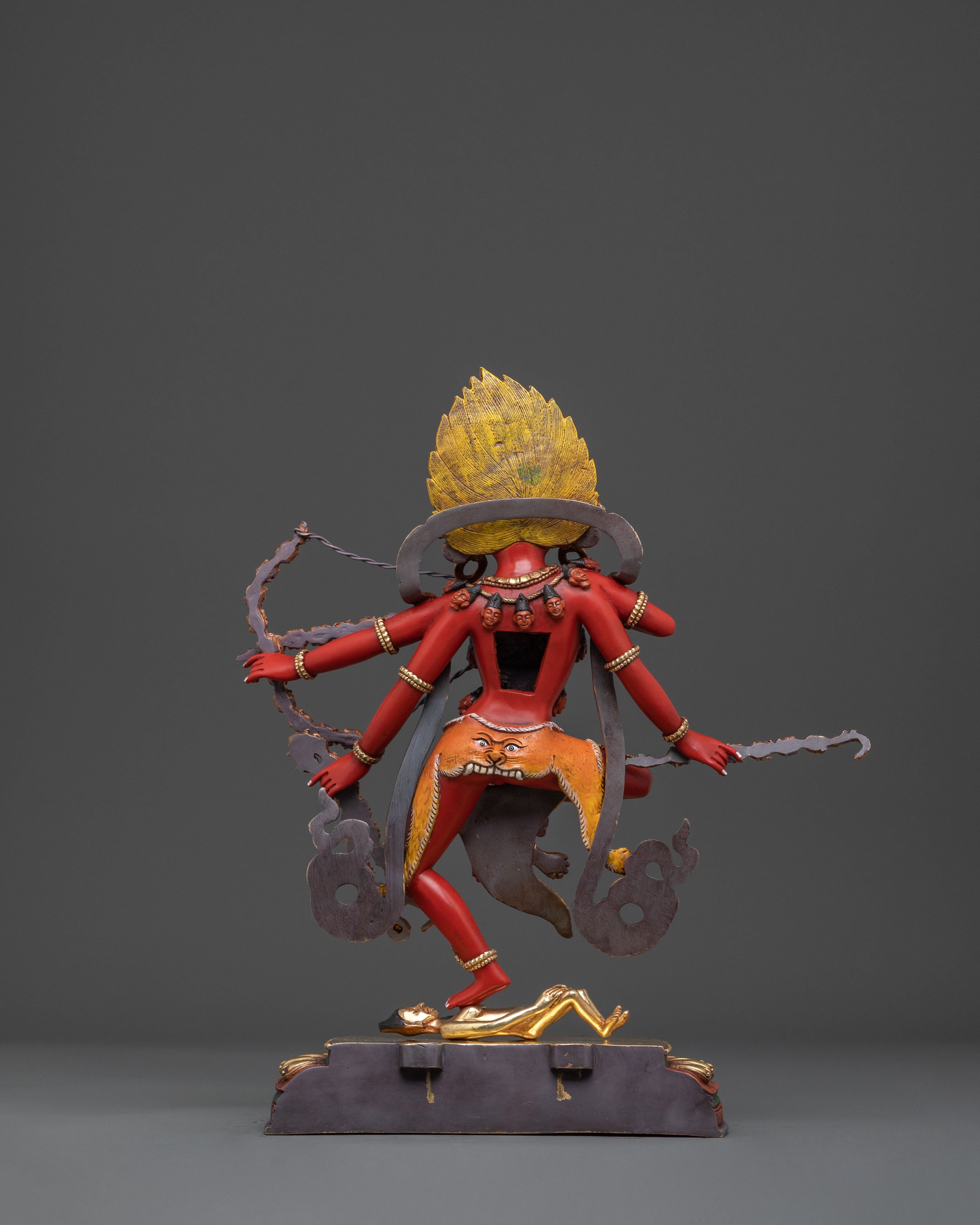 Red Tara: Kurukulla | 24K Gold Gilded Traditional Figure