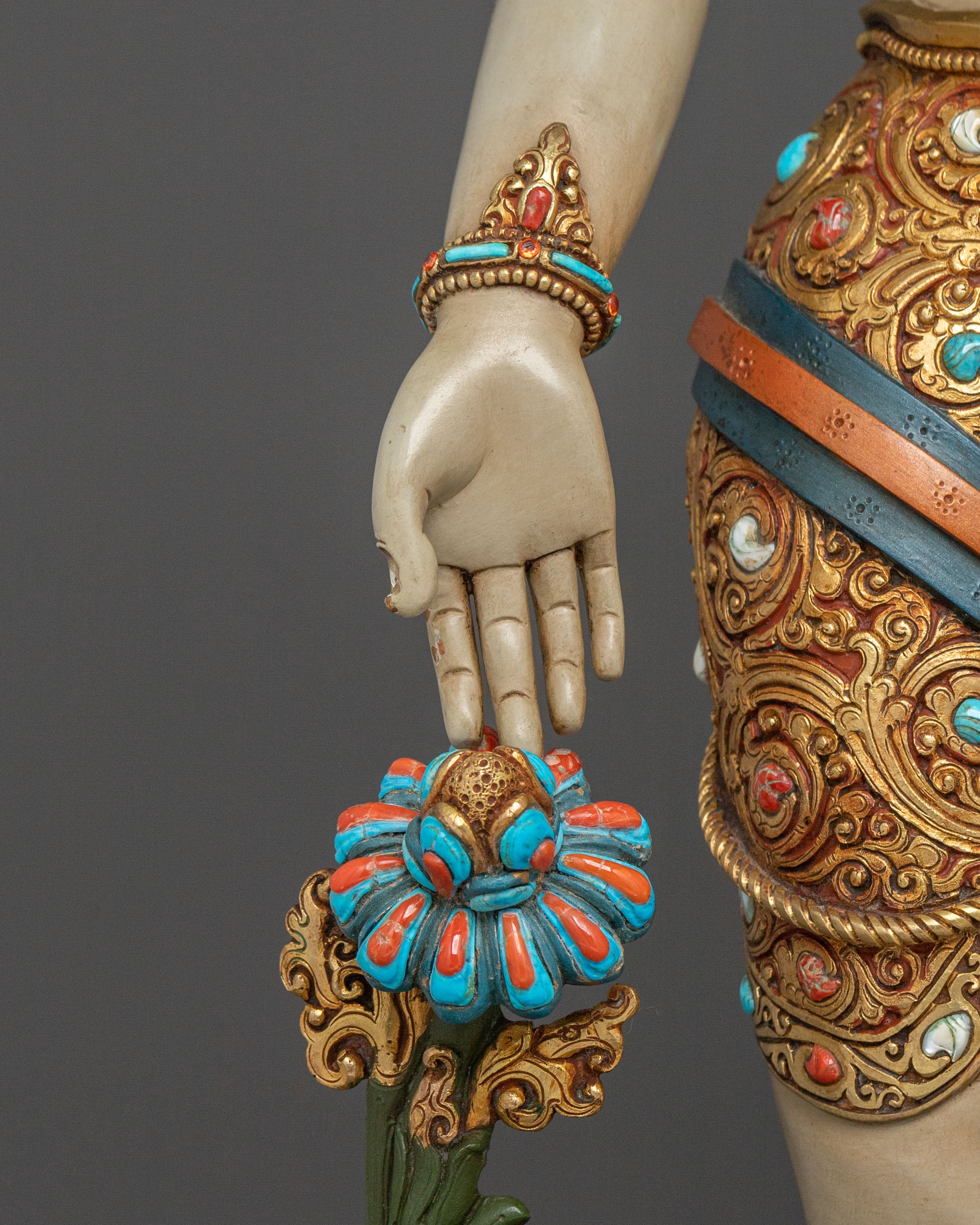 Handcrafted Padmapani Sacred Statue | Home Decor
