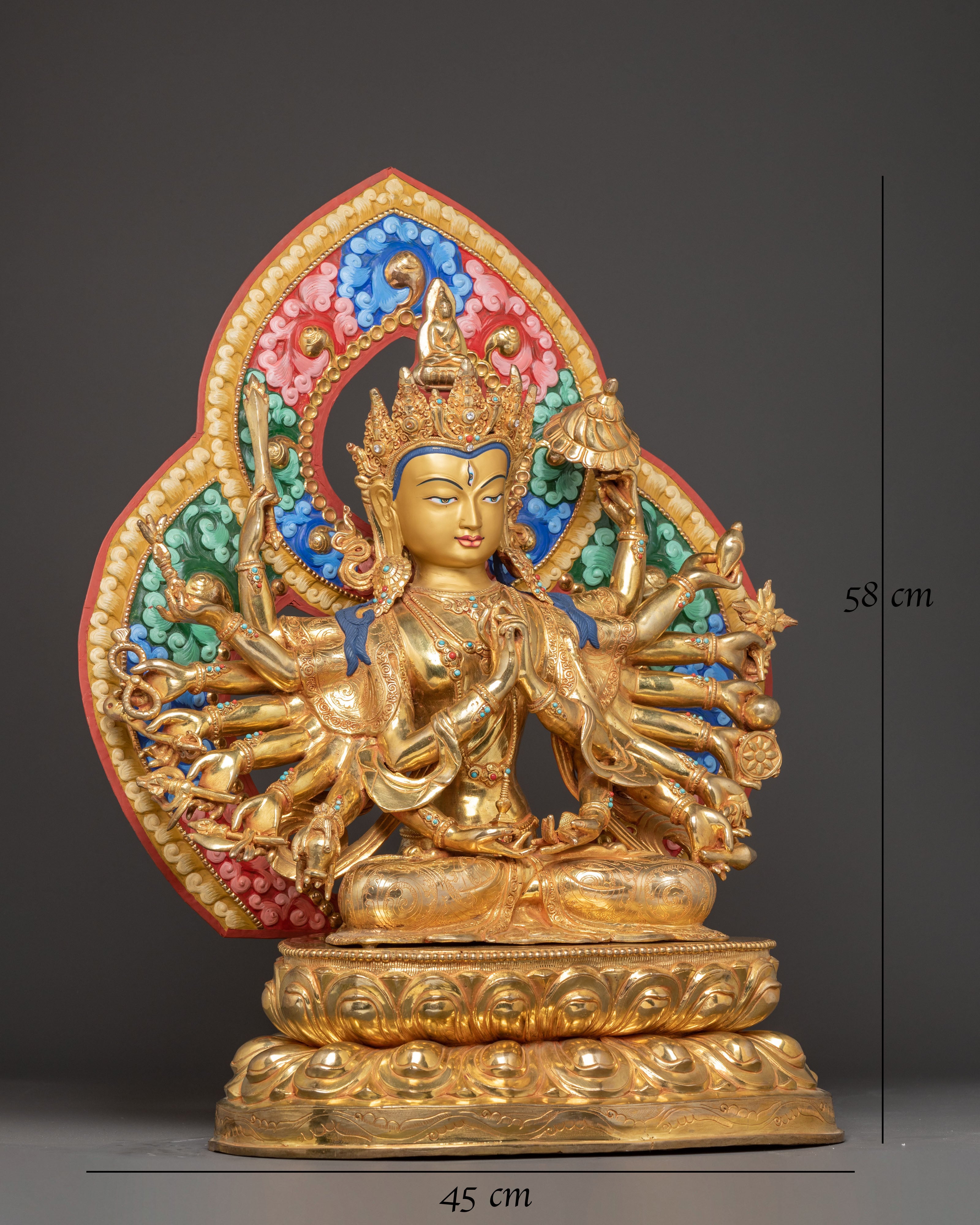 Magnificent Chundi Golden Statue