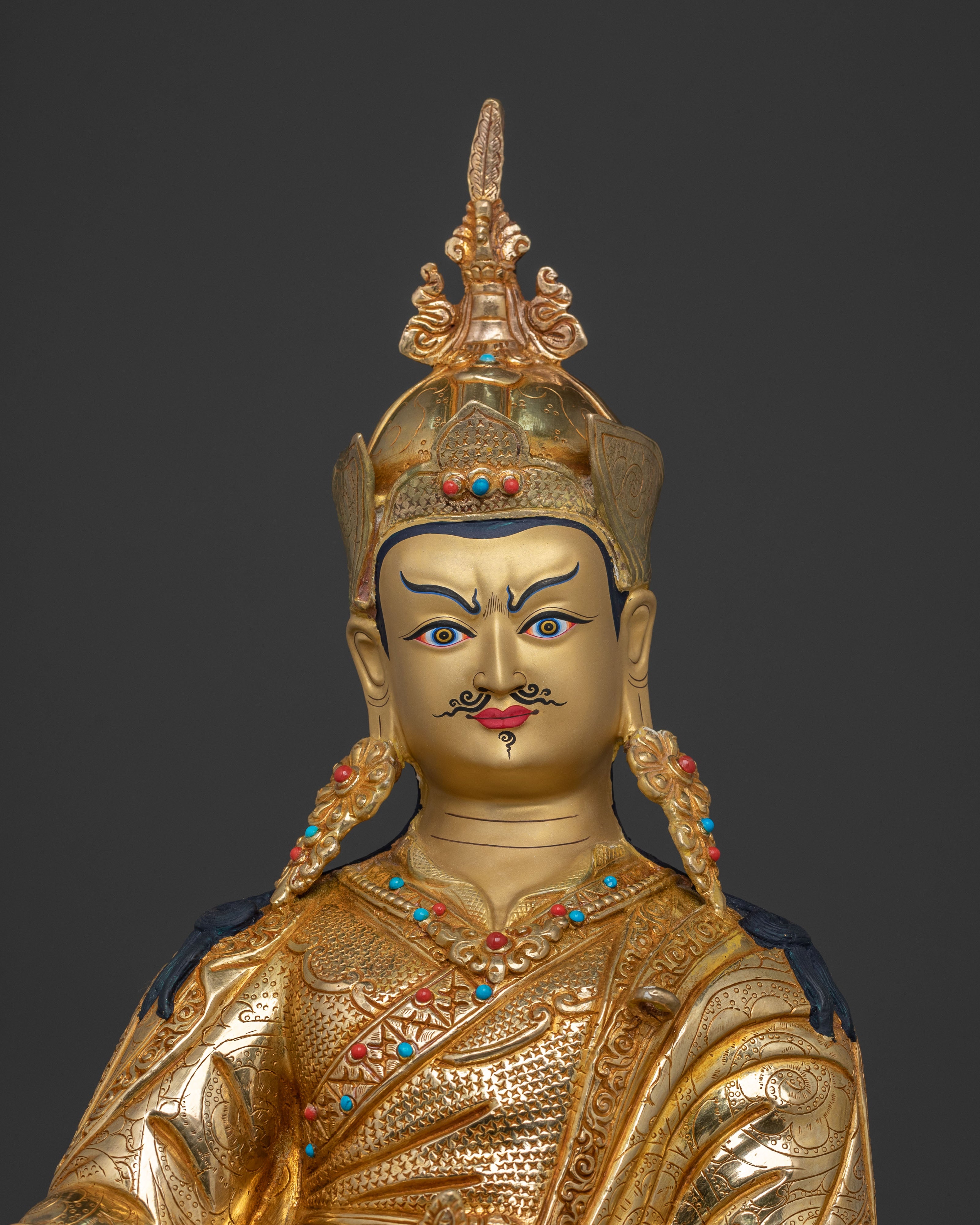 Guru Rinpoche Statue: Lotus Born Master Sculpture