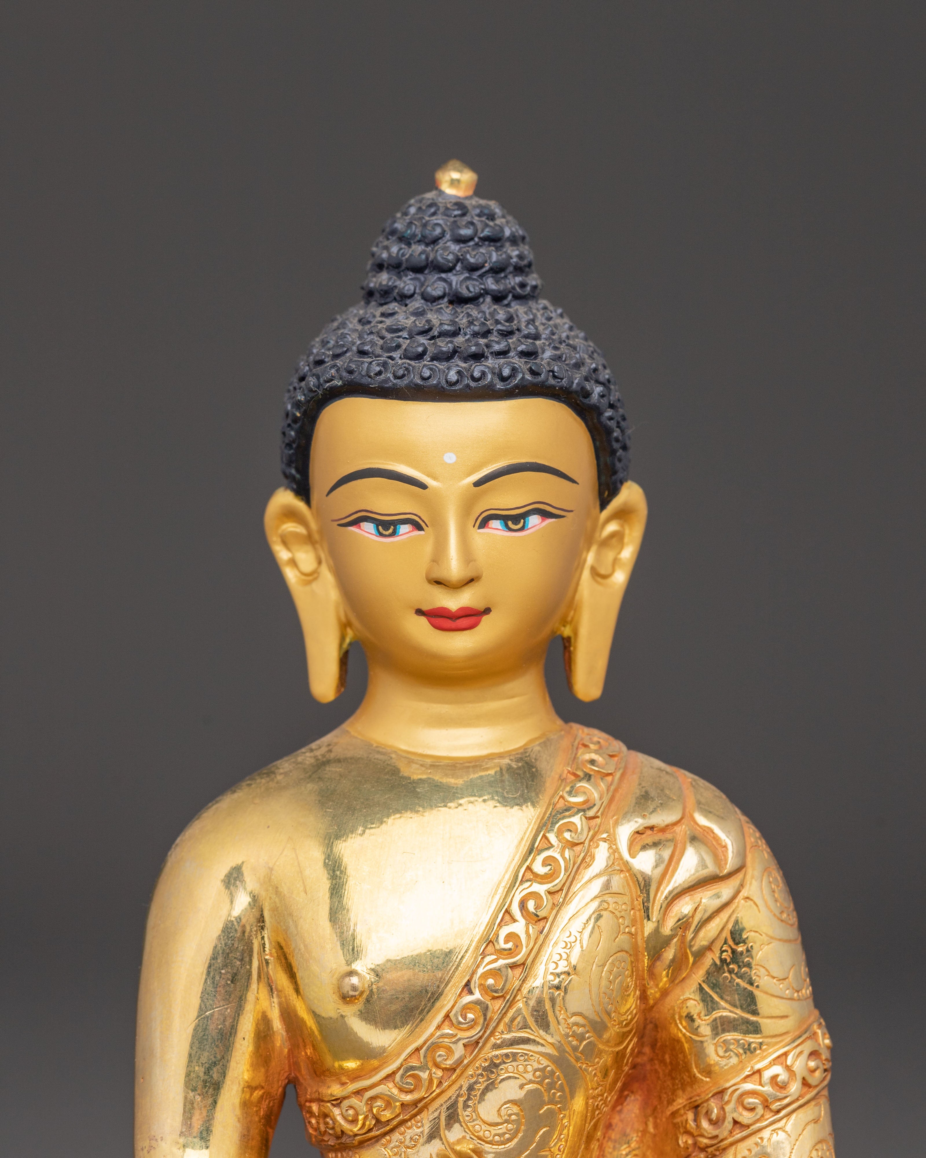Shakyamuni Buddha Handcrafted Statue | Spiritual Decor