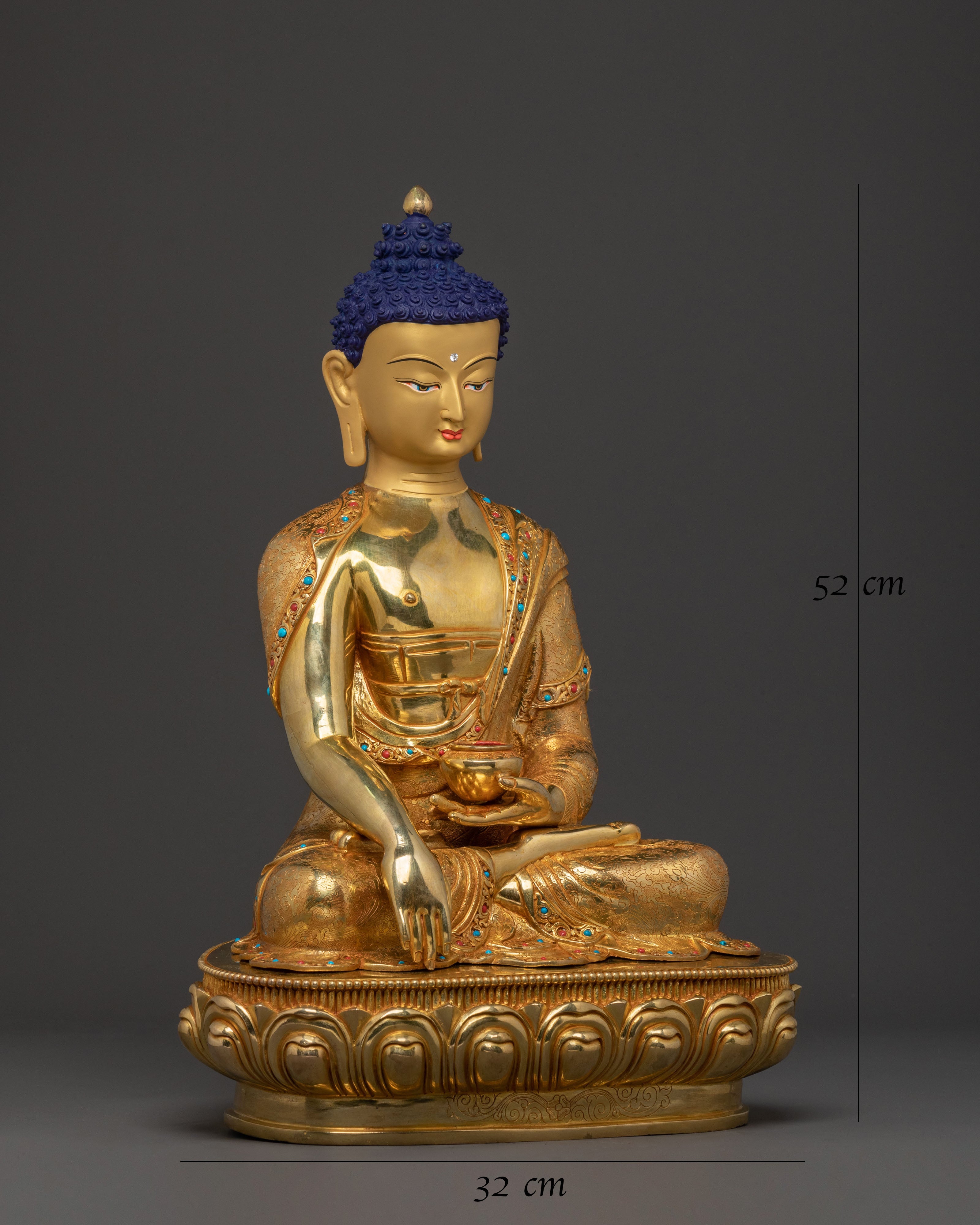Serene Shakyamuni Buddha Statue for Altar Decor