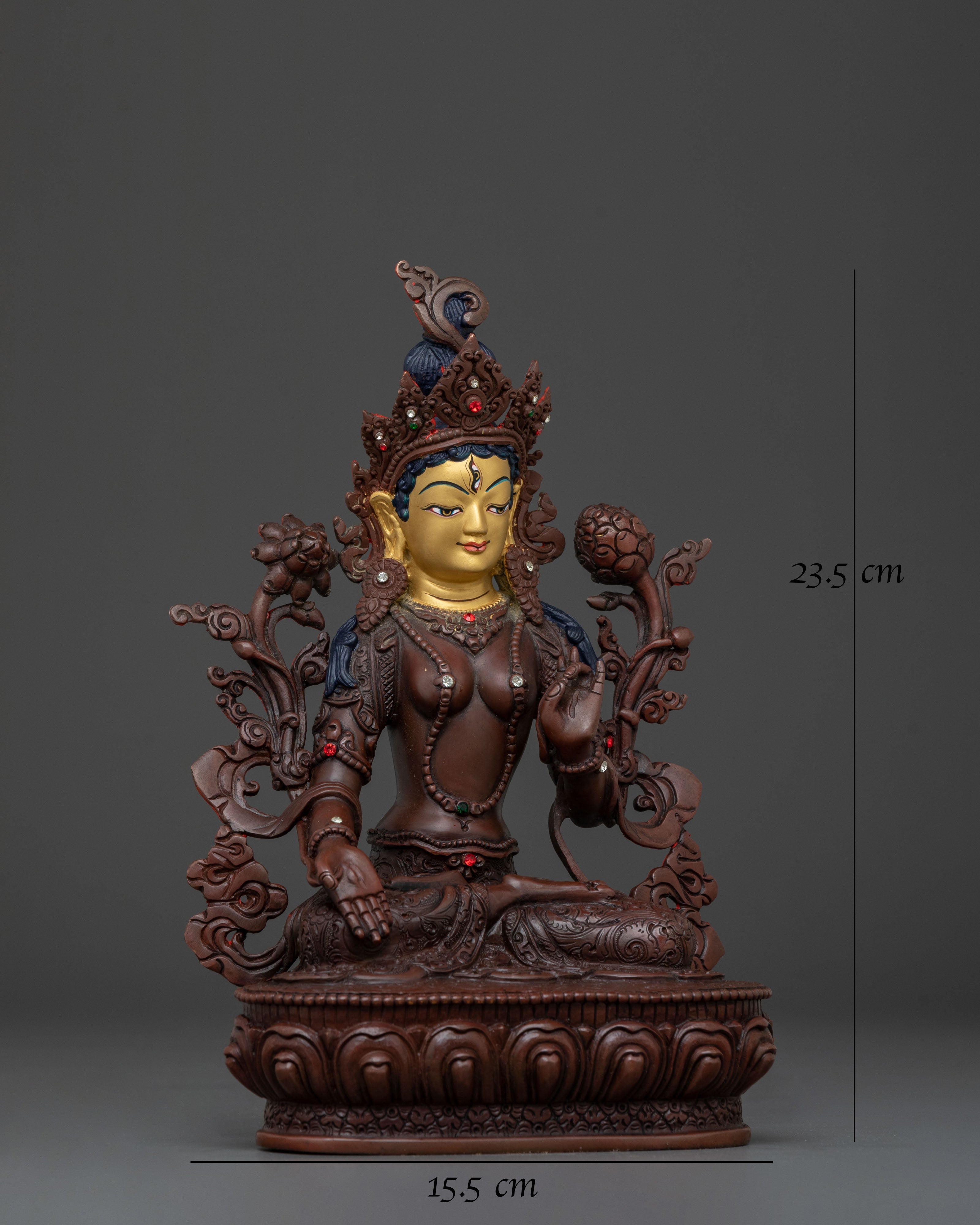 Long Life Figurine of White Tara | Goddess of Compassion