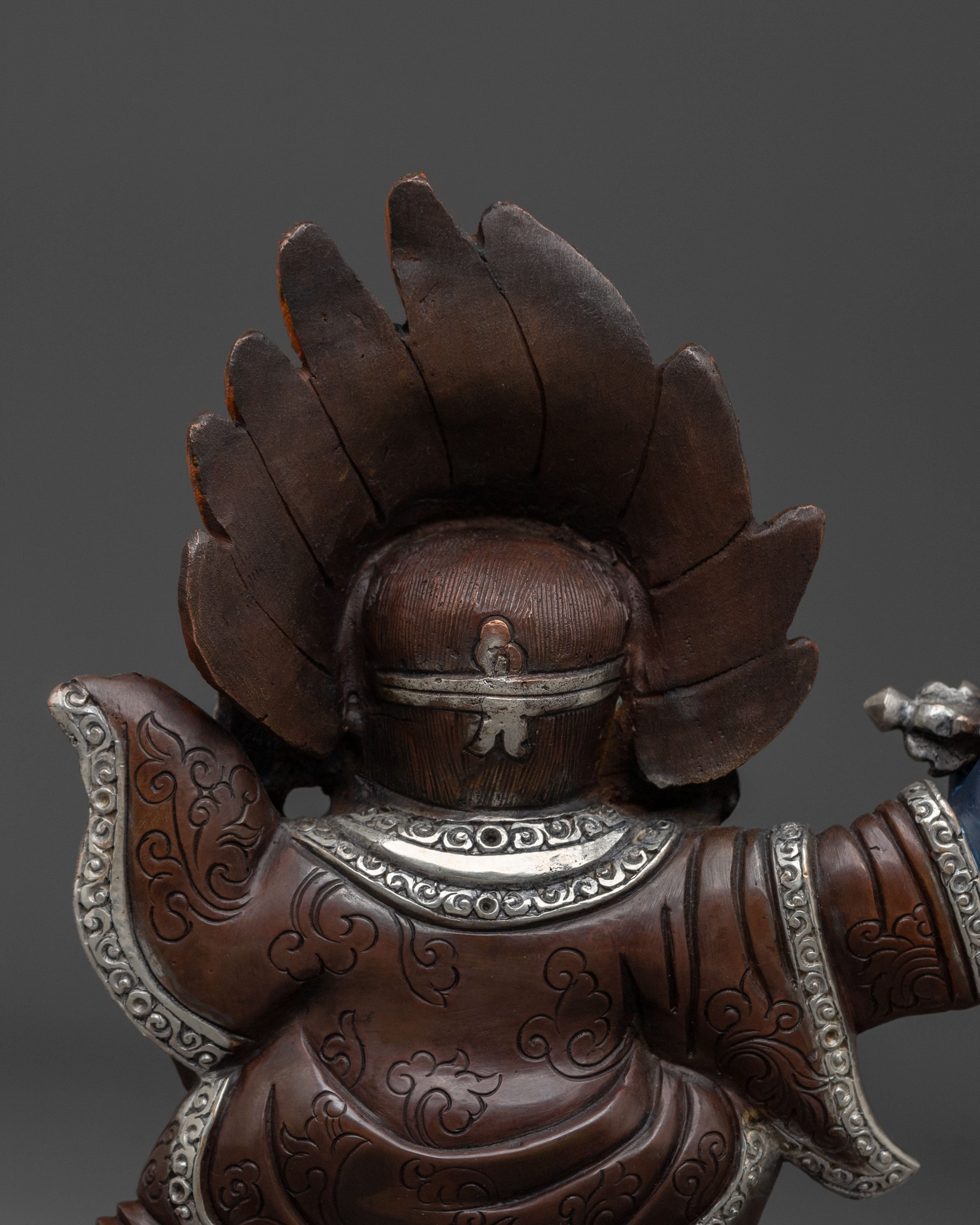 Nepalese Handmade Mahakala Bernakchen Statue