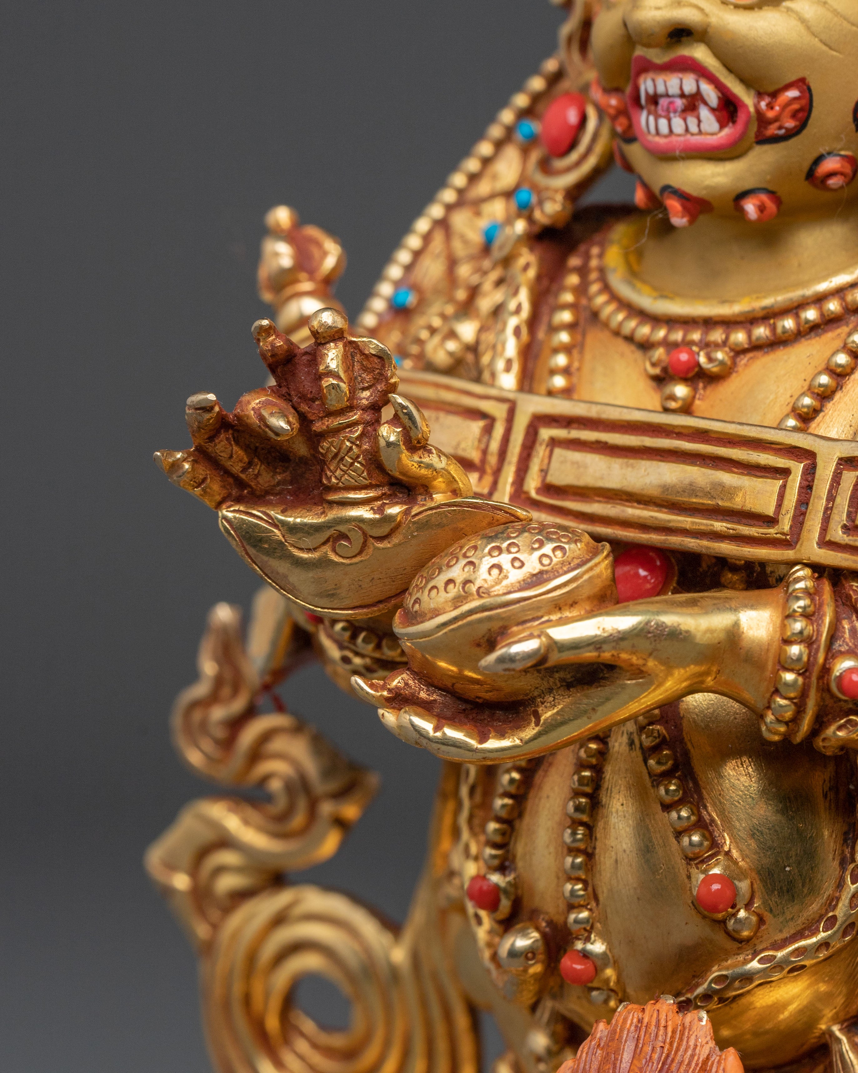 Shakya Mahakala Statue | Tibetan Protector Deity